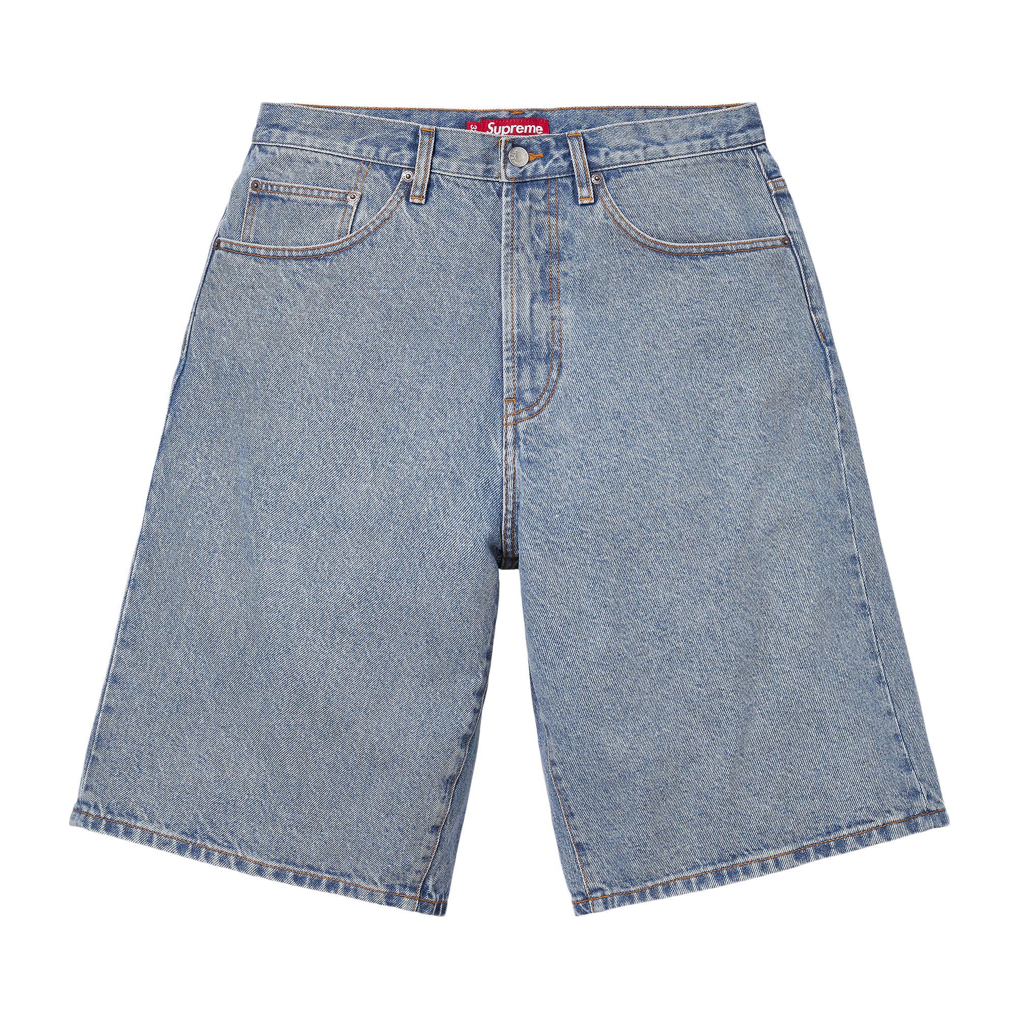 Buy Supreme Baggy Denim Short 'Washed Indigo' - SS26SH15 WASHED