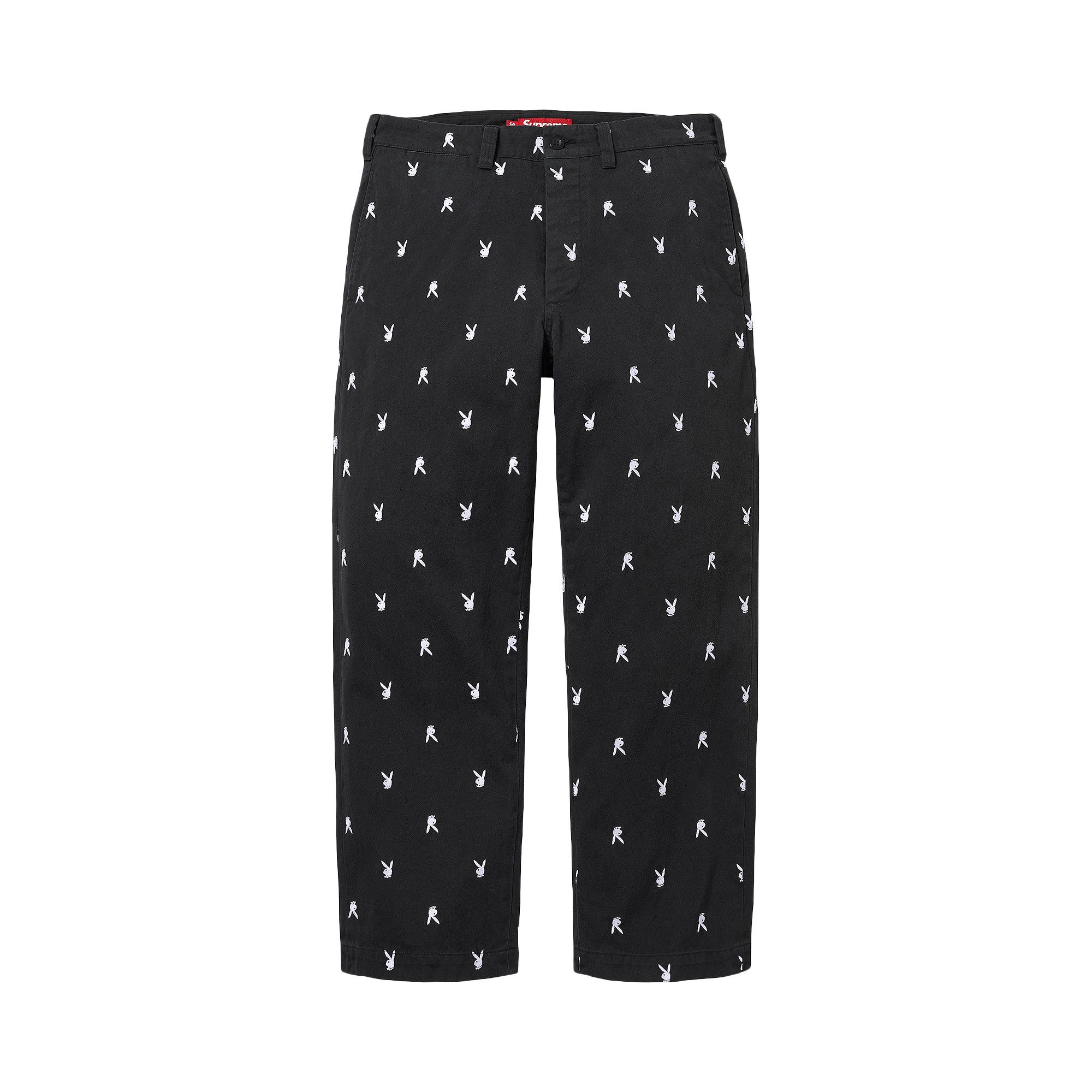 Buy Supreme Chino Pant 'Black Playboy' - SS26P49B BLACK PLAYBOY | GOAT