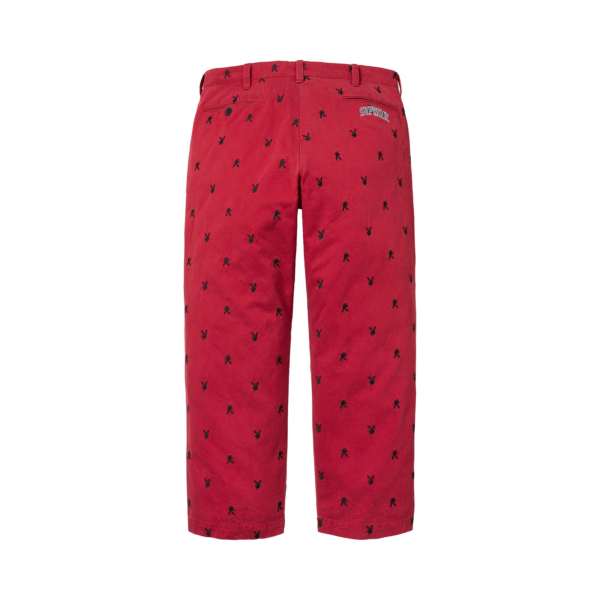 Buy Supreme Chino Pant 'Red Playboy' - SS26P49B RED PLAYBOY | GOAT