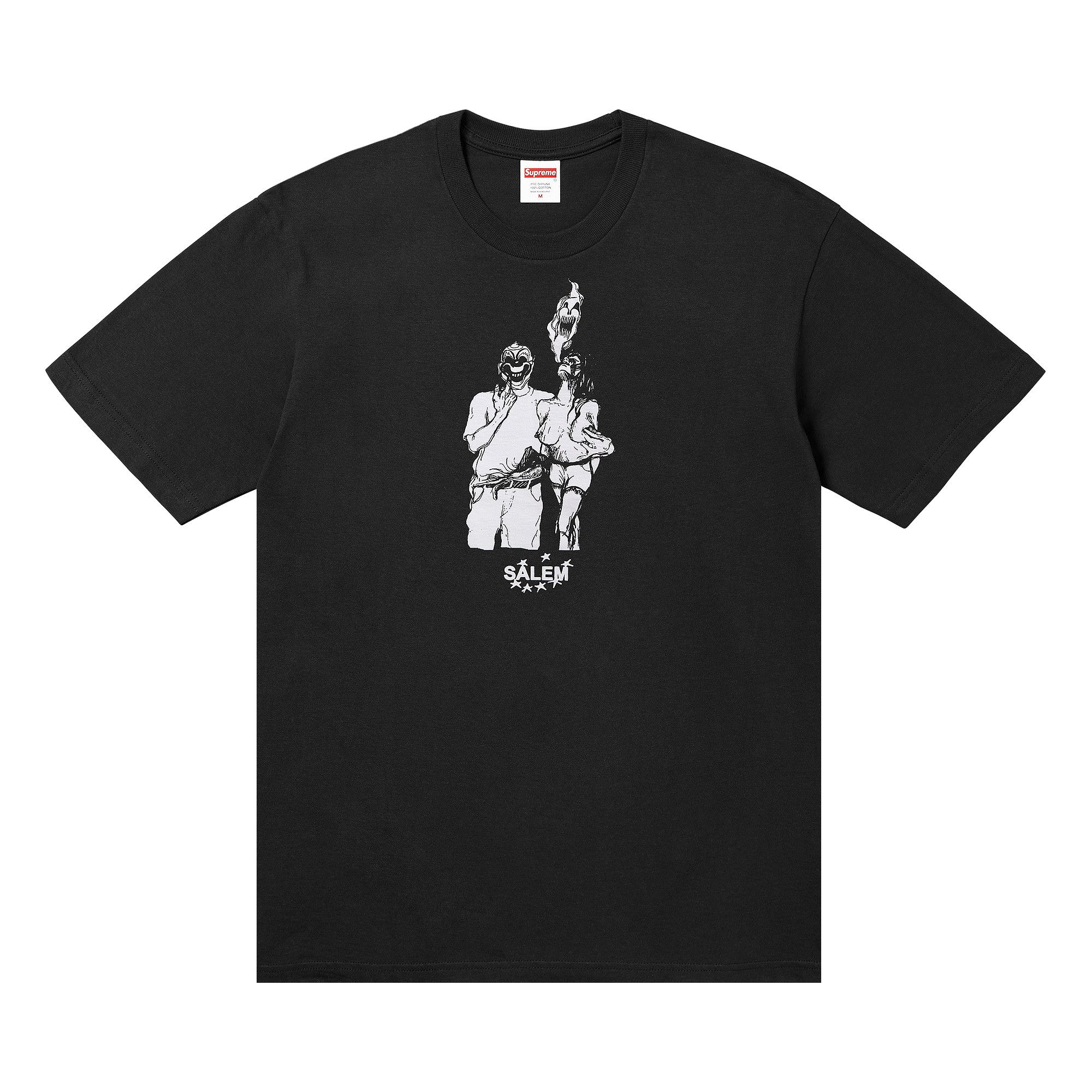 Buy Supreme x Salem Tee 'Black' - SS26T34 BLACK | GOAT