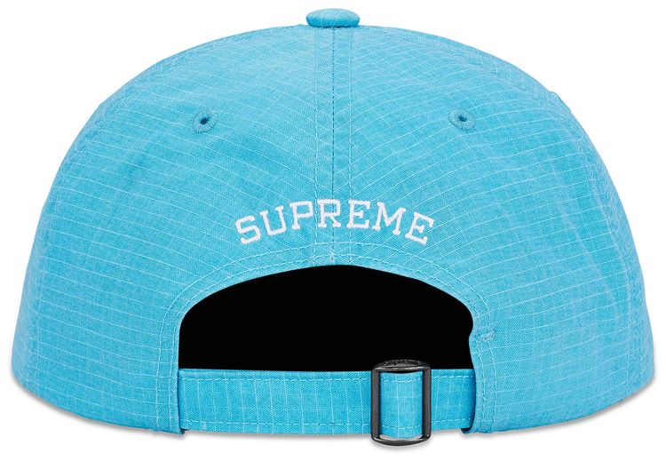 Supreme Arabic Logo Ripstop 6 Panel Blue