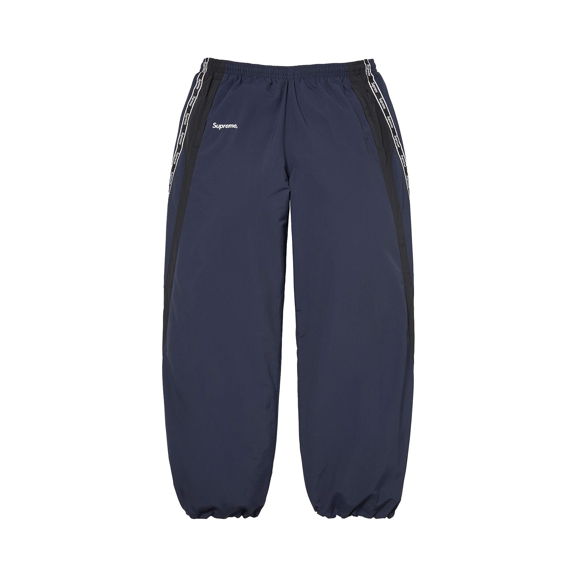 Buy Supreme Logo Taping Track Pant 'Navy' - SS26P91 NAVY | GOAT
