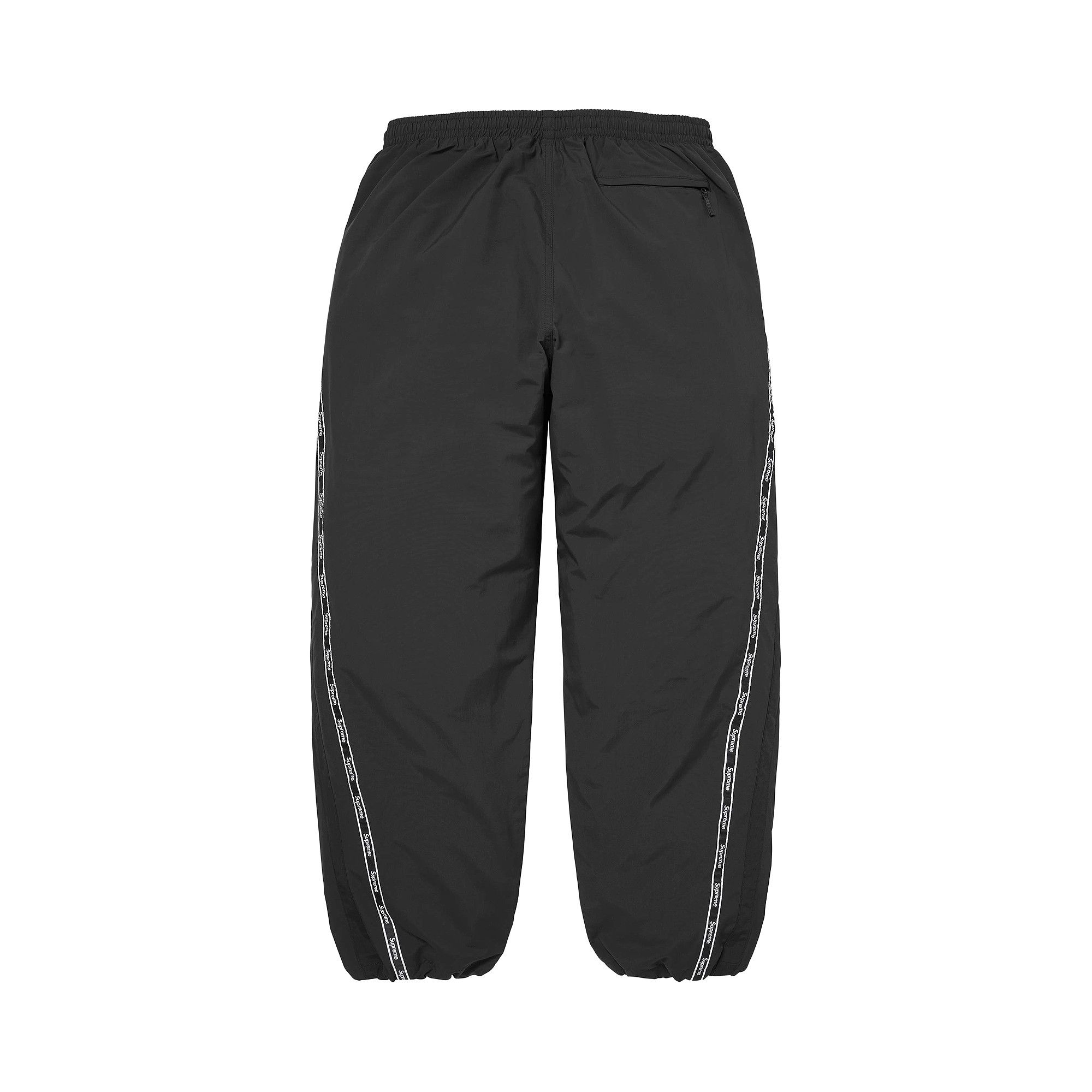 Buy Supreme Logo Taping Track Pant 'Black' - SS26P91 BLACK | GOAT