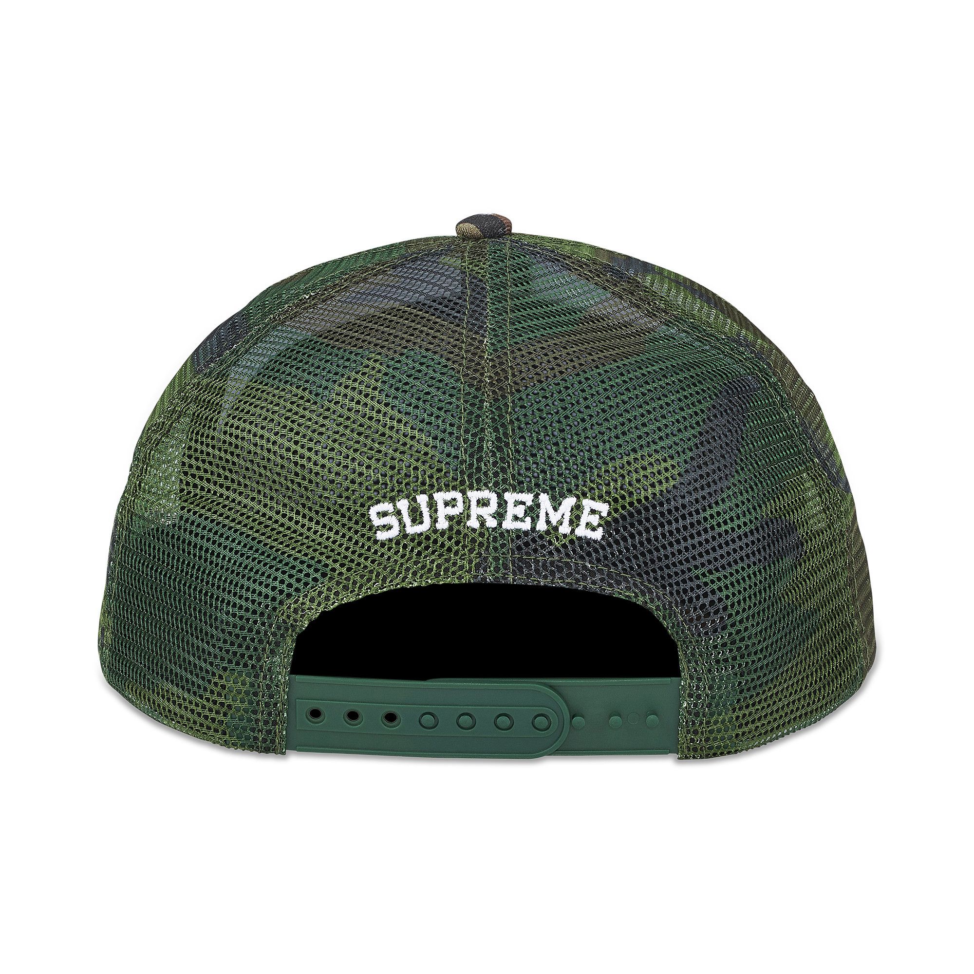 Buy Supreme Western Embroidered Mesh Back 5-Panel 'Woodland Camo