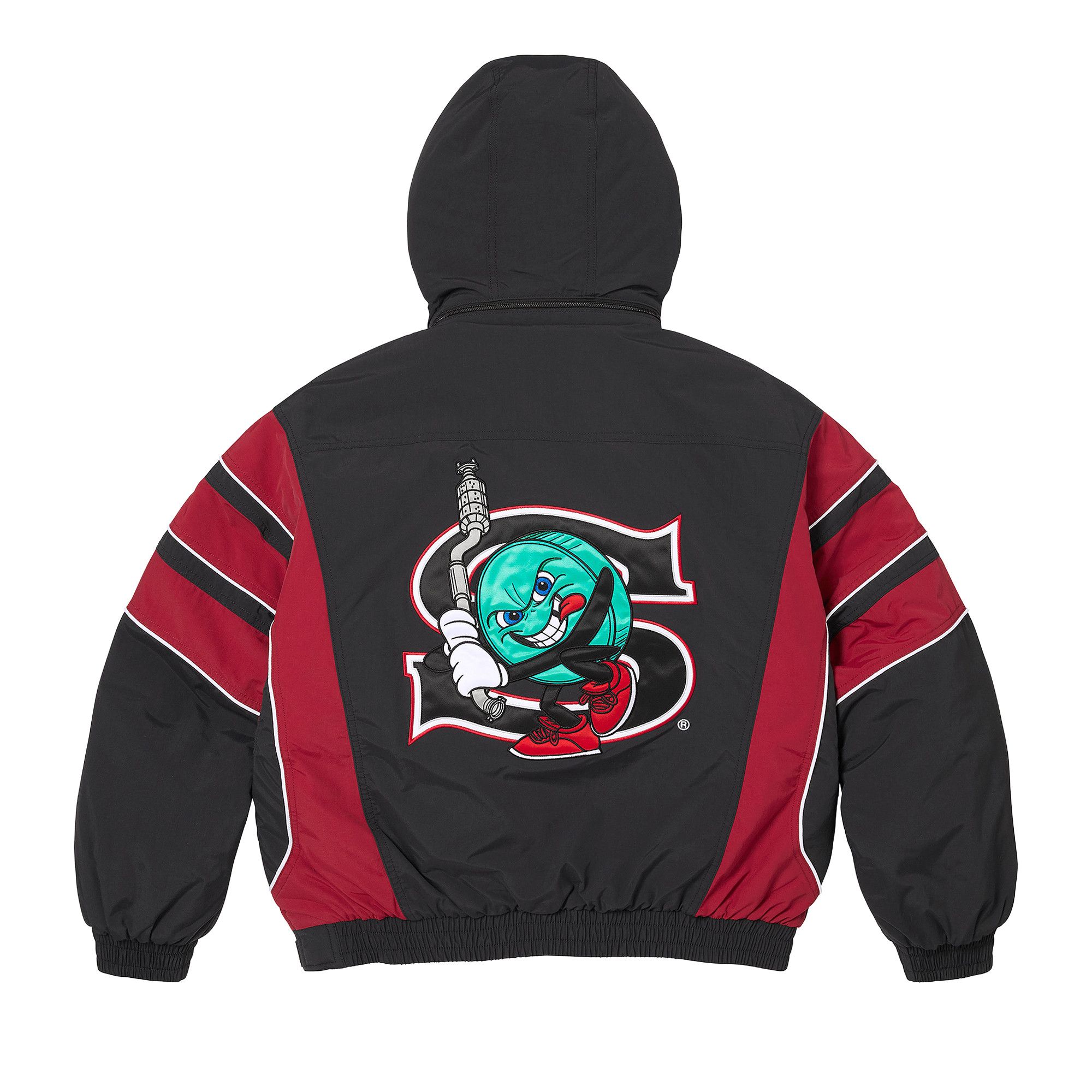 ジャケット・アウター Supreme/SALEM Half Zip Stadium Jacket Buy Supreme x Salem Half Zip Stadium Jacket 'Black' - SS26J78