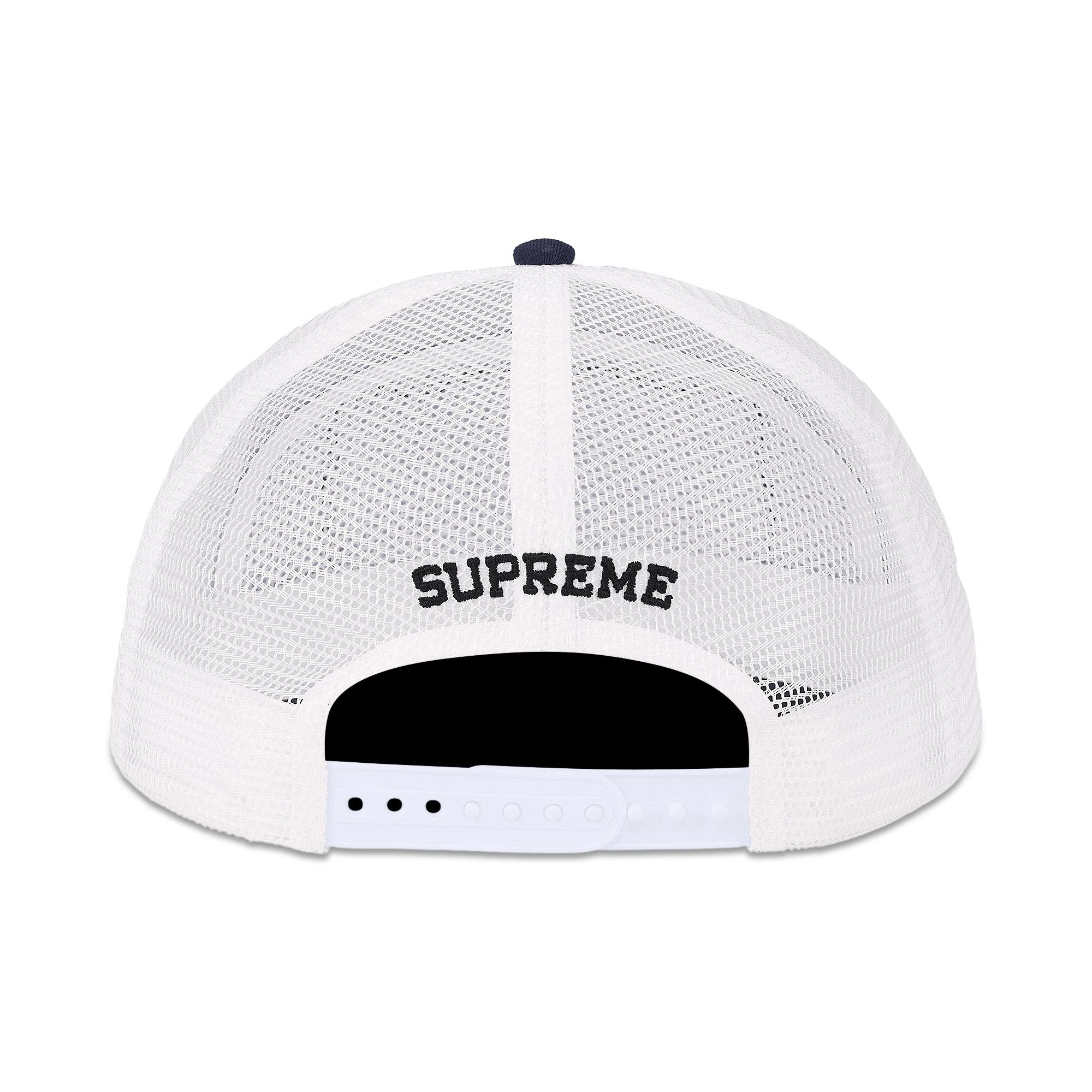 Buy Supreme Western Embroidered Mesh Back 5-Panel 'Navy' - SS26H93
