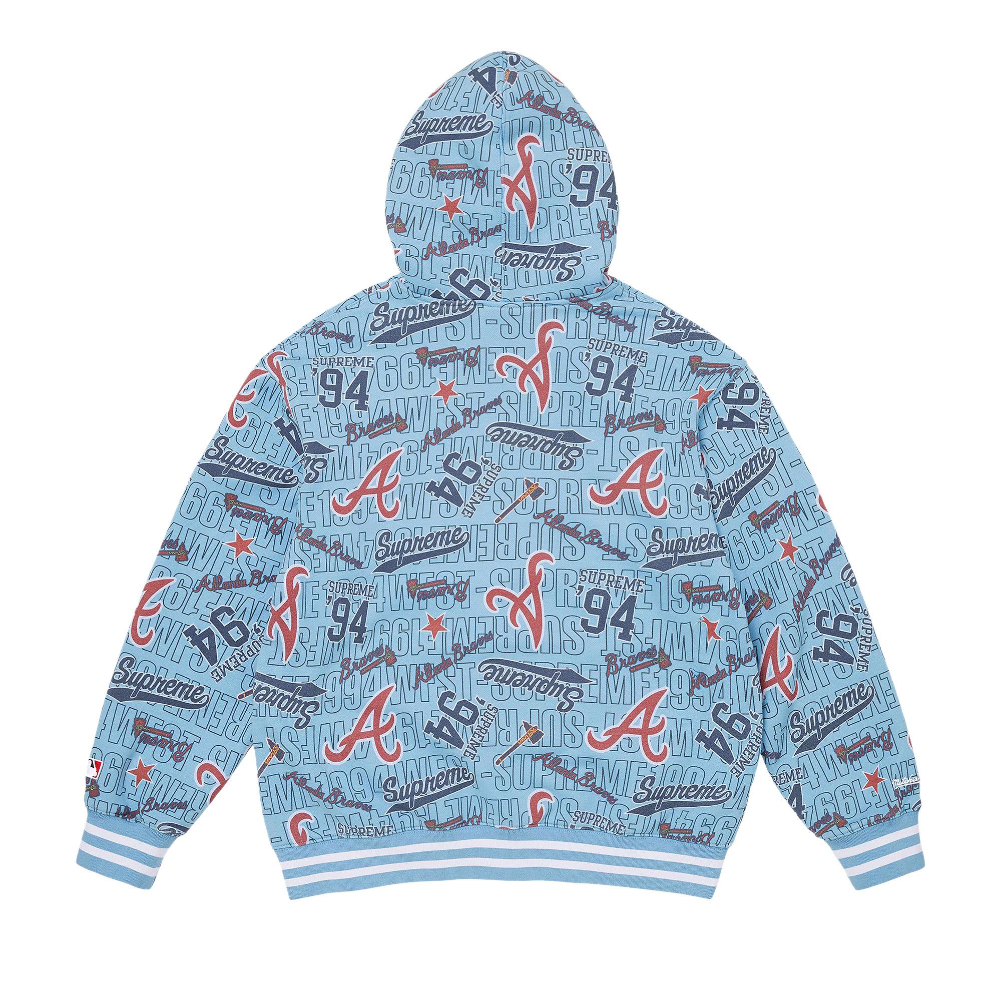 Buy Supreme x Mitchell & Ness Teams Zip Up Hooded Sweatshirt