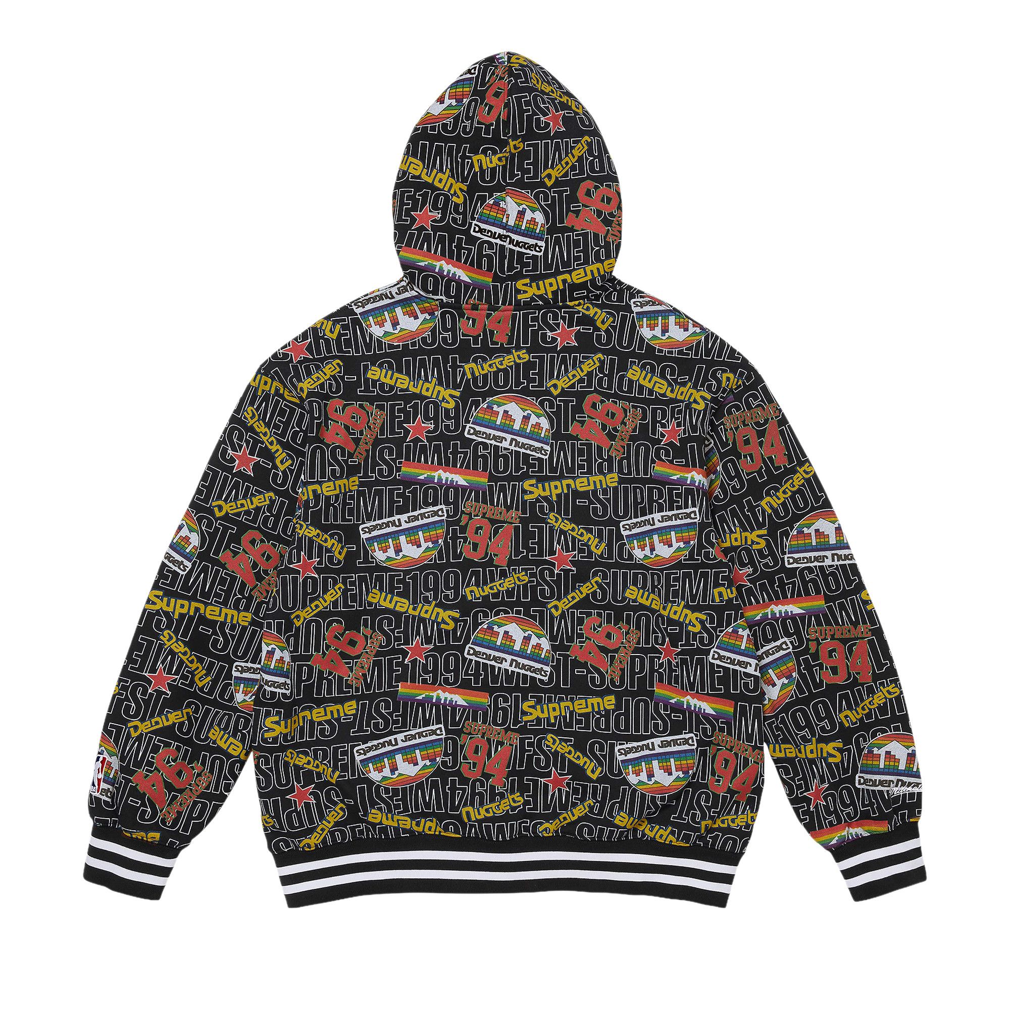Buy Supreme x Mitchell & Ness Teams Zip Up Hooded Sweatshirt