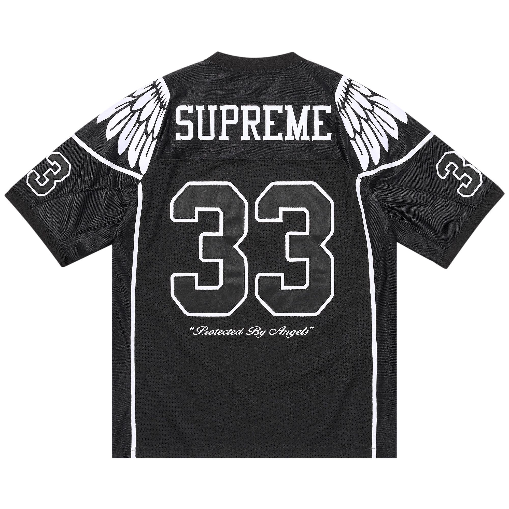 Buy Supreme Wings Jersey 'Black' - SS26KN104 BLACK | GOAT