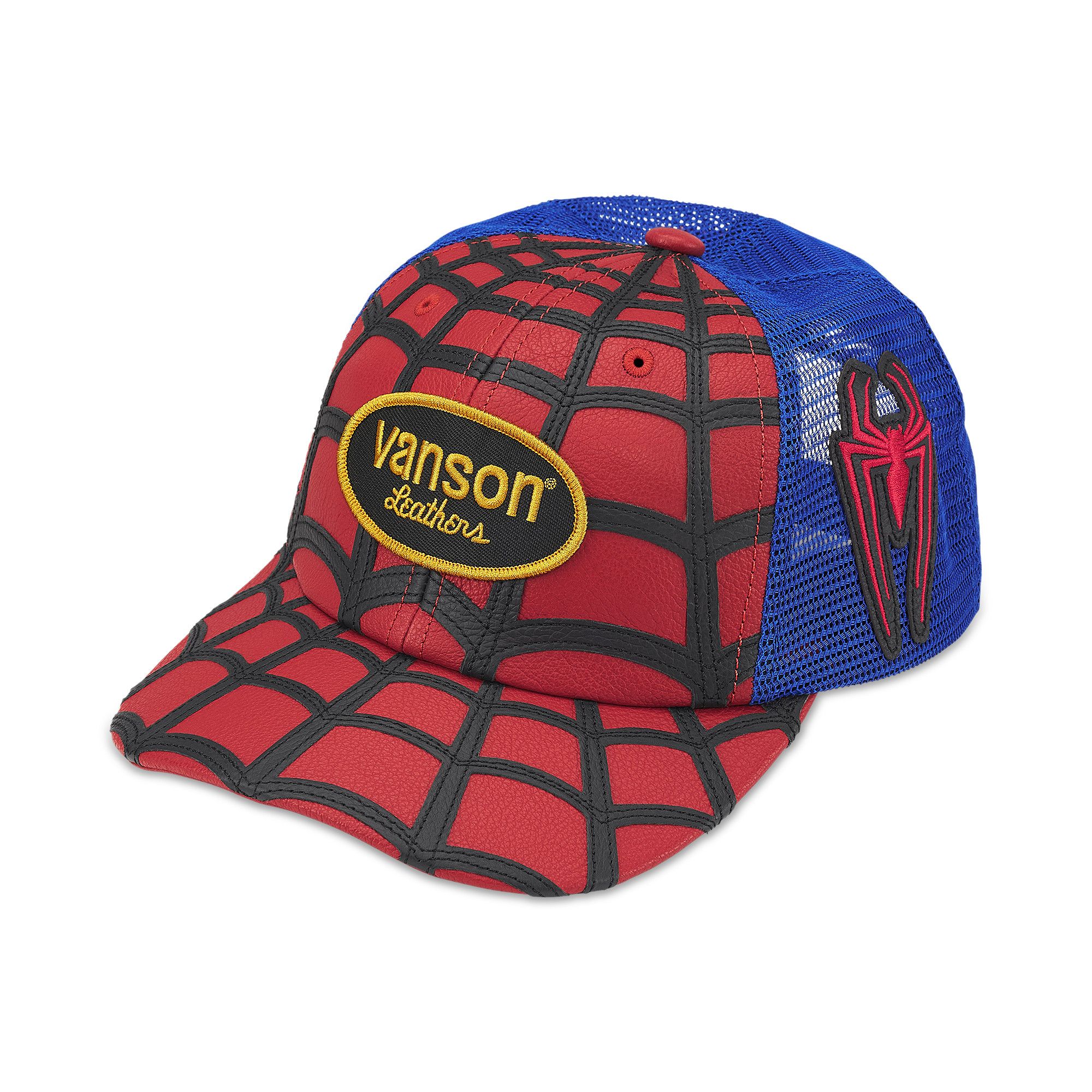 Buy Supreme x Vanson Leathers Spider-Man Mesh Back 6-Panel 'Red