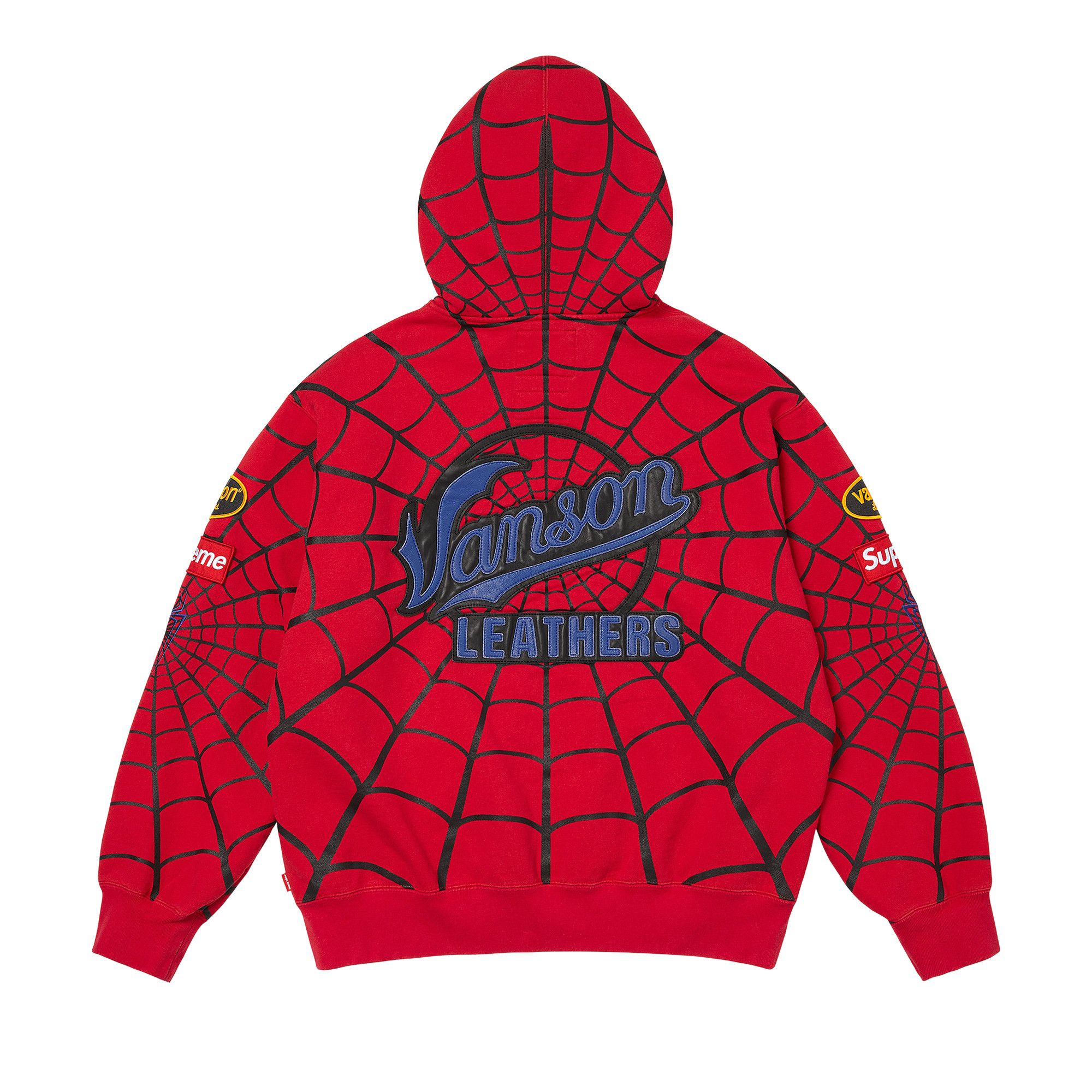 パーカー Supreme man Hooded Sweatshirt XL Buy Supreme x Vanson Leathers Spider-Man Zip Up Hooded Sweatshirt