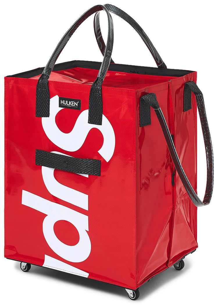 Supreme x Hulken Rolling Tote Bag Red