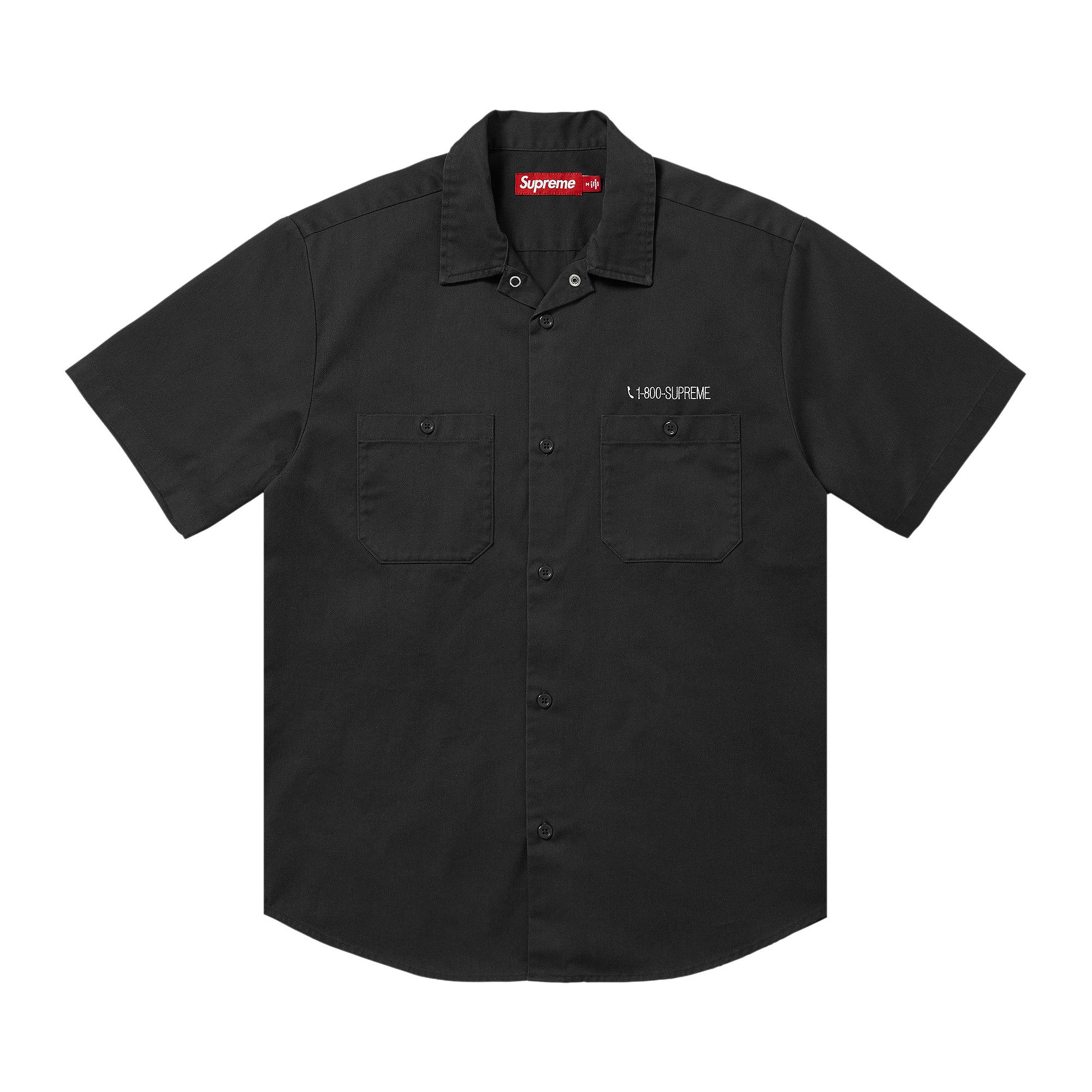 Buy Supreme Aoi Cyborg Short-Sleeve Work Shirt 'Black' - SS26S37