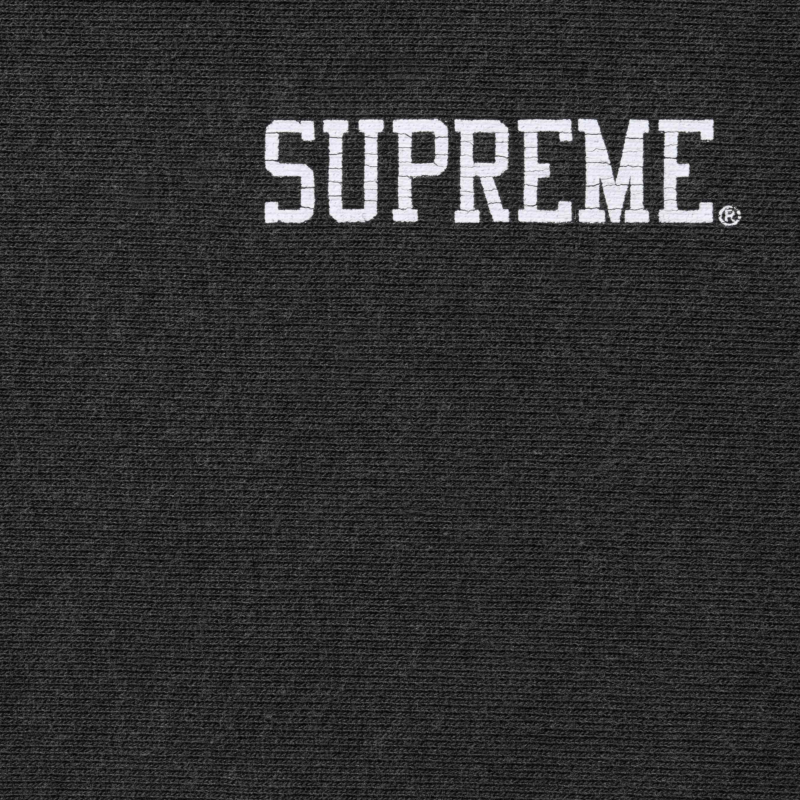 Buy Supreme Washed Crewneck 'Black' - SS26SW103 BLACK | GOAT
