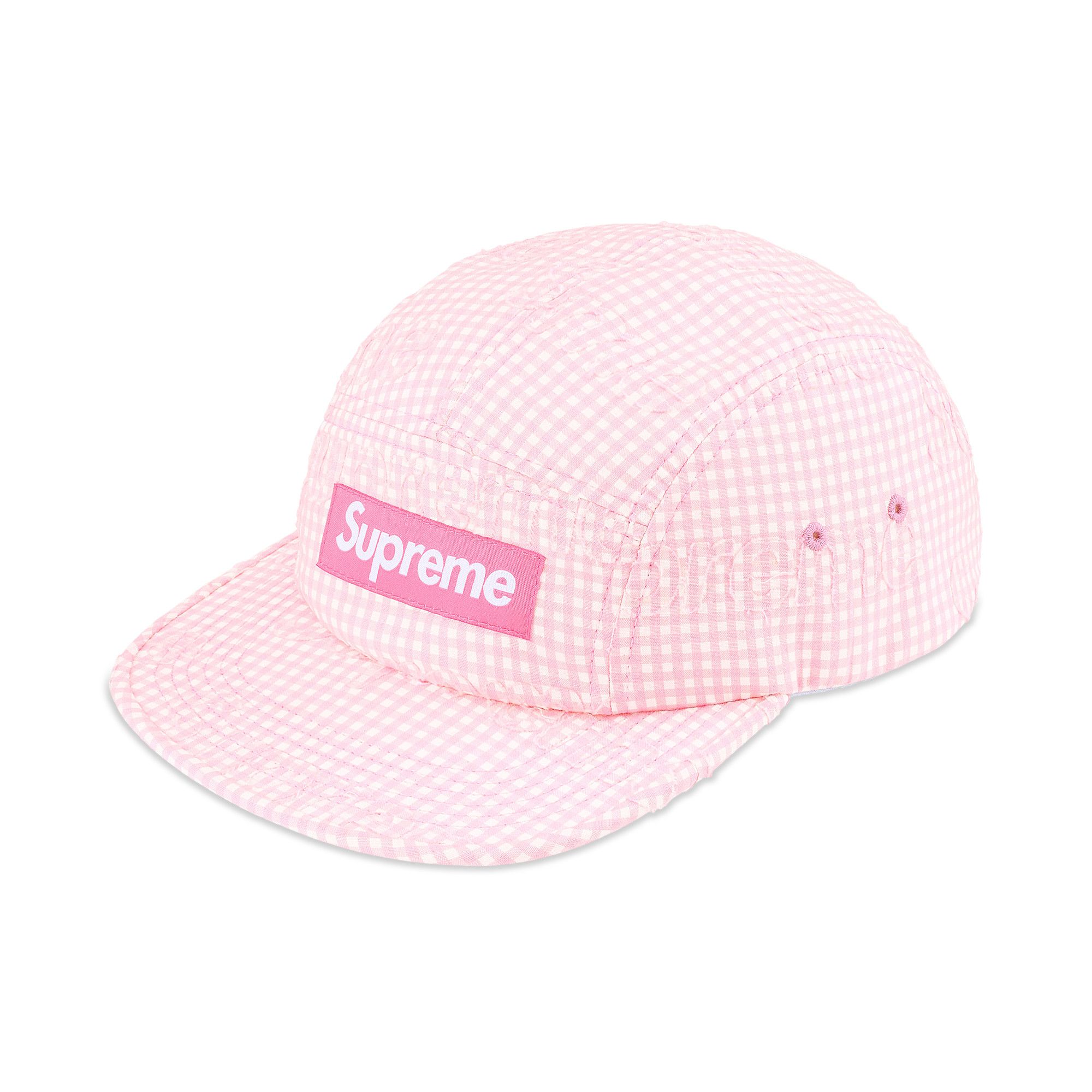 supreme Monogram Gingham Camp Cap タグなし Buy Supreme Monogram Gingham Camp Cap 'Pink' - SS26H38 PINK | GOAT