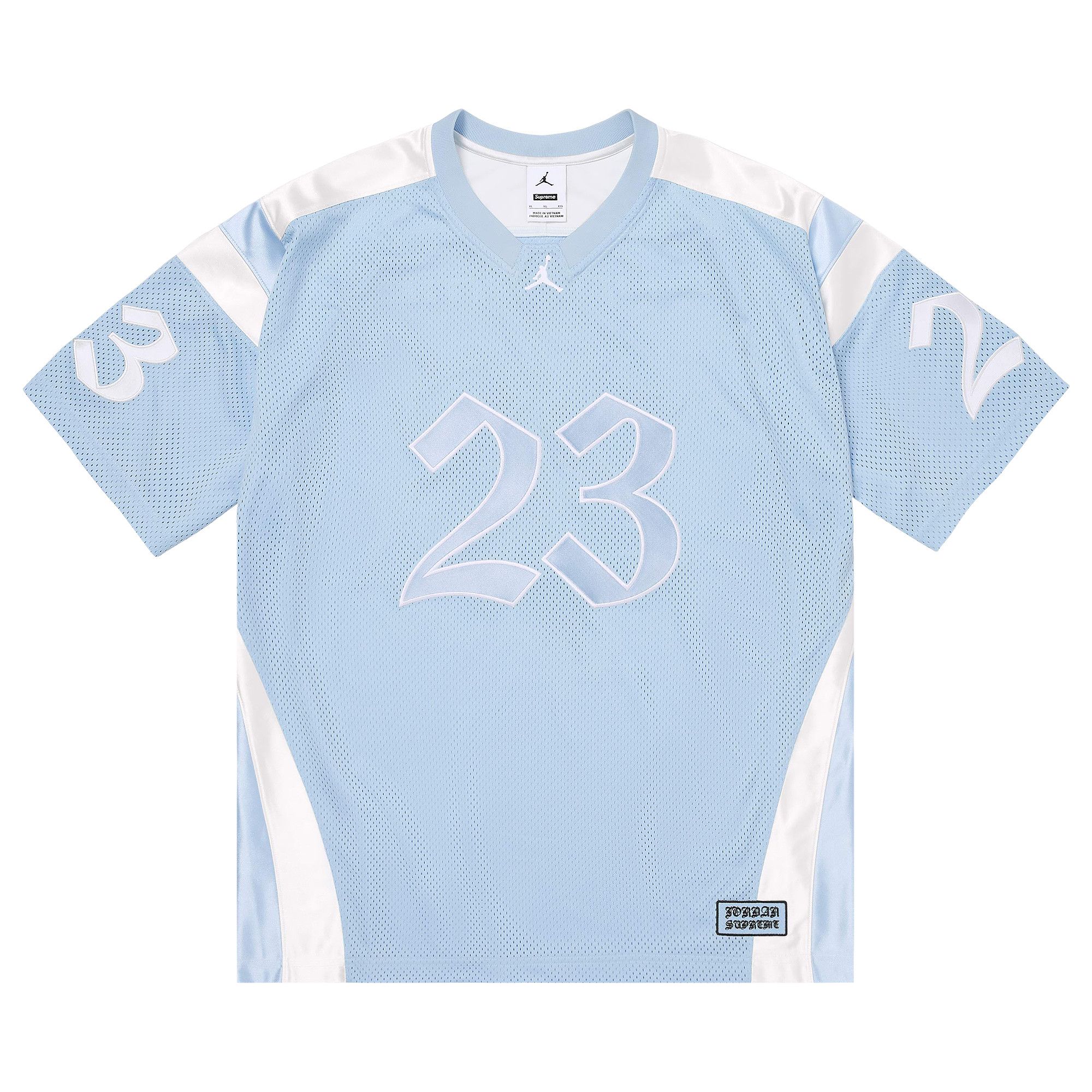 Buy Supreme x Jordan Warm Up Jersey 'Light Blue' - SS26KN23 LIGHT