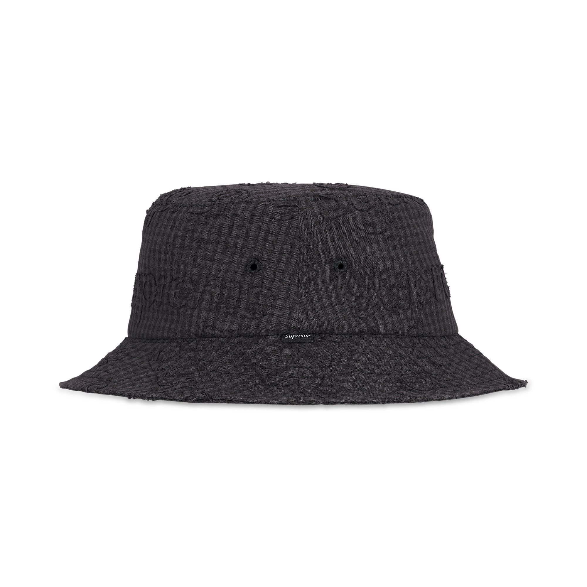 Buy Supreme Monogram Gingham Crusher 'Black' - SS26H91 BLACK | GOAT