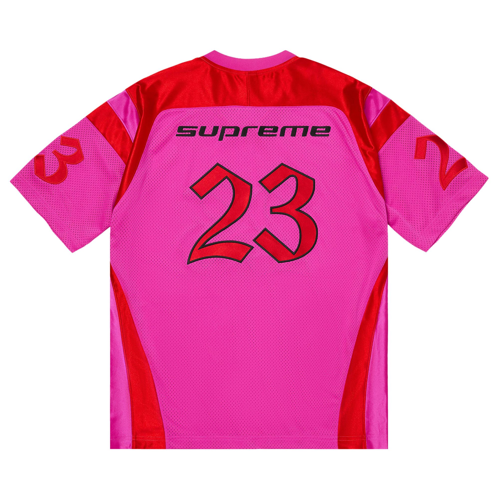 Buy Supreme x Jordan Warm Up Jersey 'Pink' - SS26KN23 PINK | GOAT