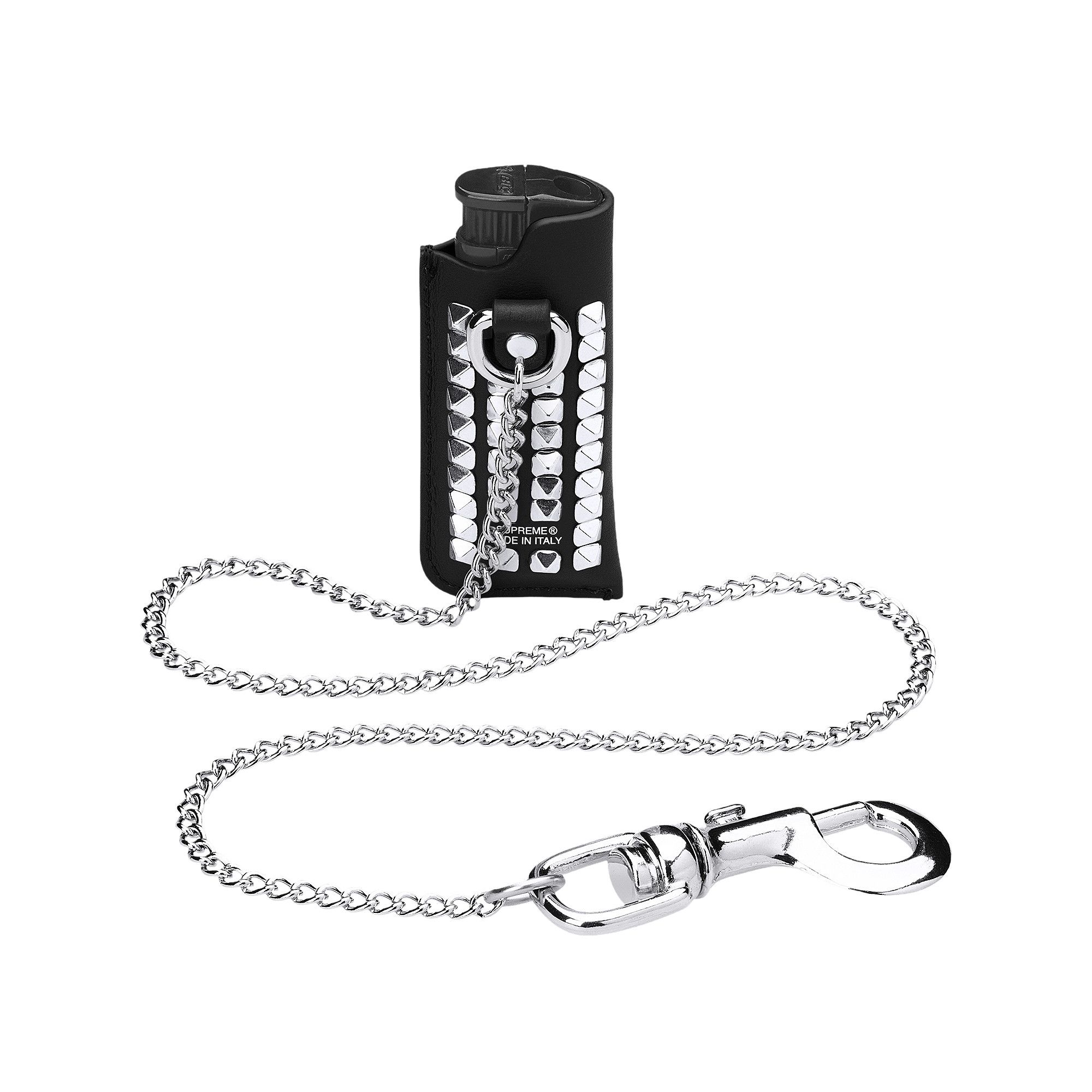 Buy Supreme Studded Leather Lighter Holder 'Black' - SS26B39 BLACK