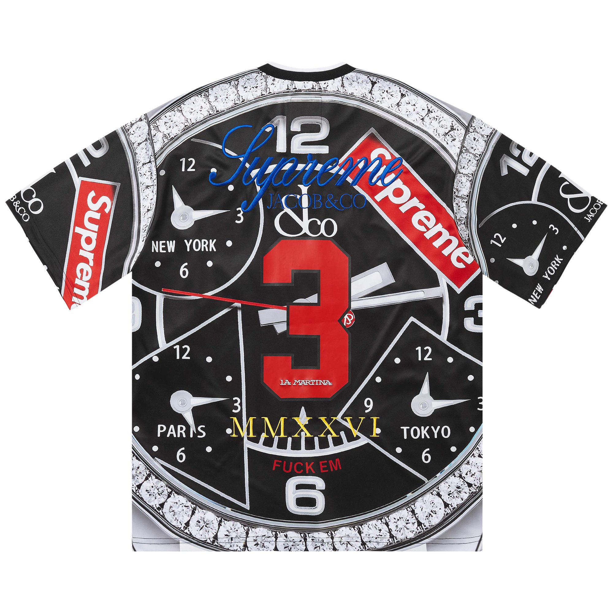Buy Supreme x La Martina x Jacob & Co Jersey 'Black' - SS26KN102