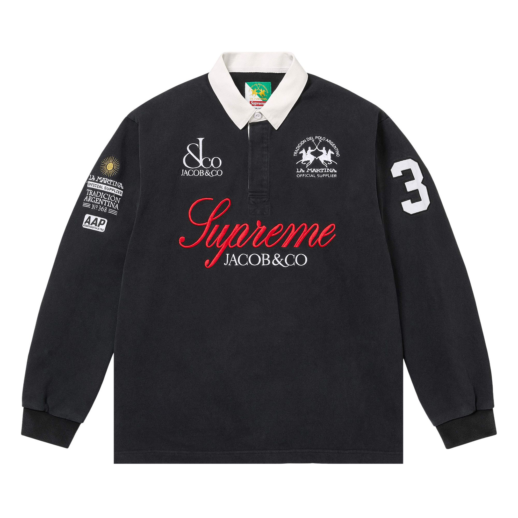 Buy Supreme x La Martina x Jacob & Co Rugby 'Black' - SS26KN65