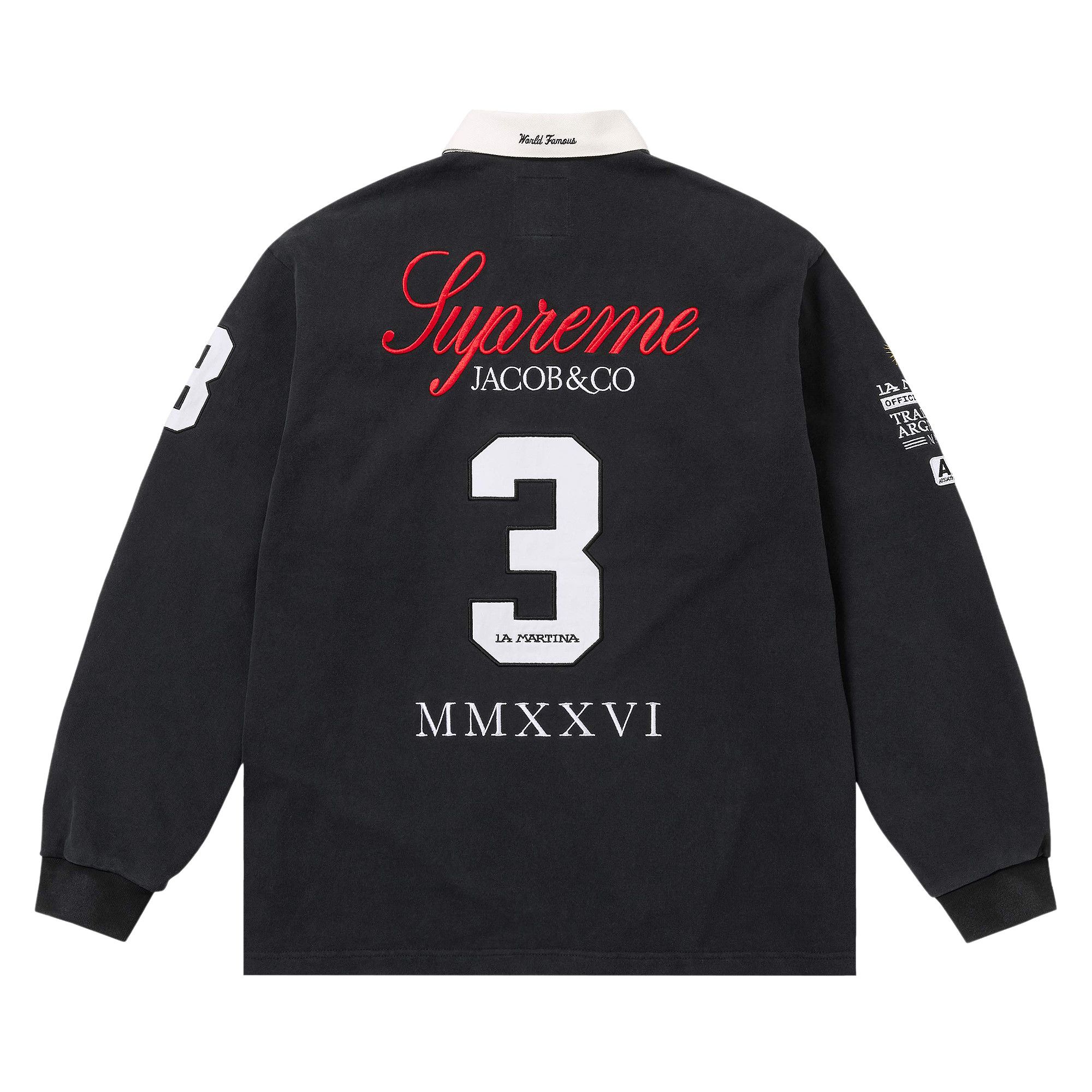 Buy Supreme x La Martina x Jacob & Co Rugby 'Black' - SS26KN65