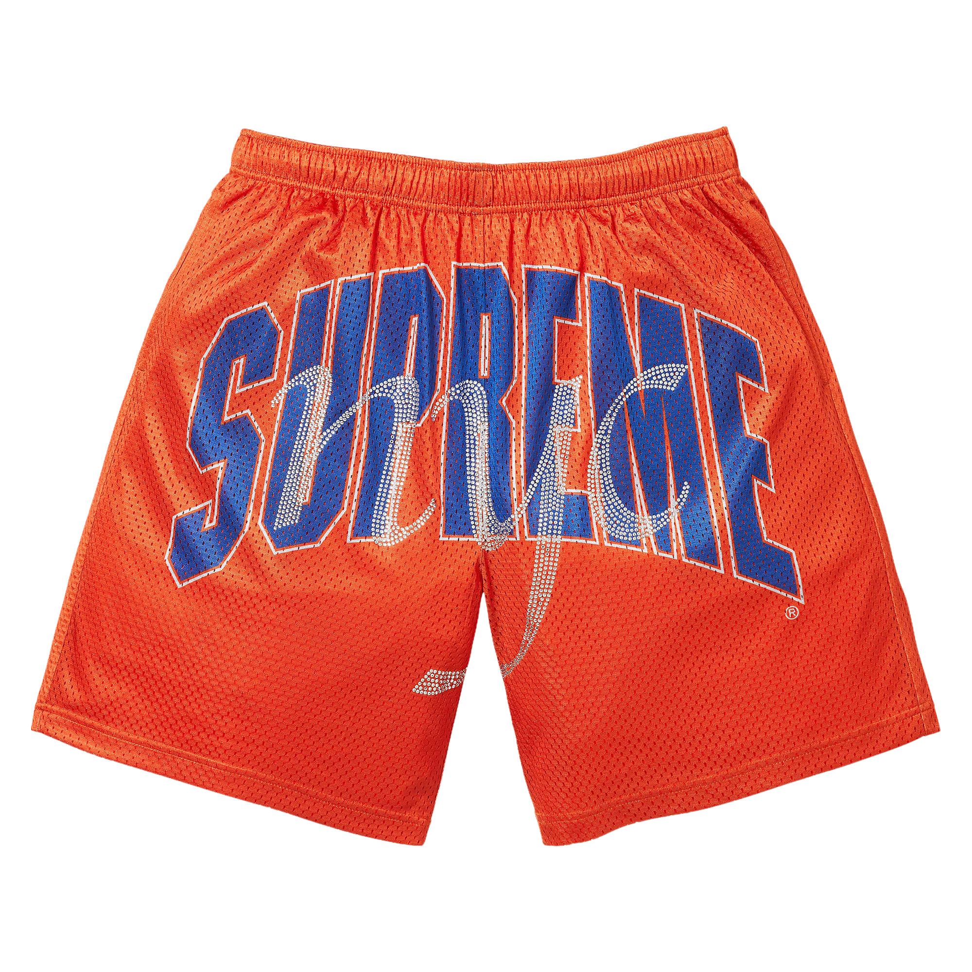 Buy Supreme Rhinestone Mesh Short 'Orange' - SS26SH48 ORANGE | GOAT