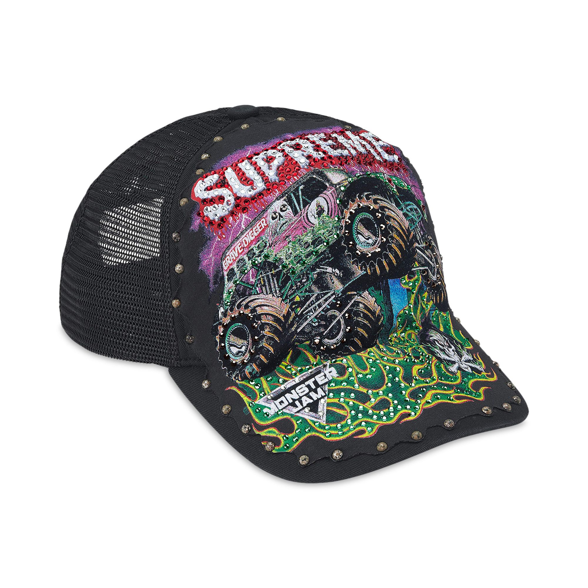 帽子 Supreme Monster Jam Grave Digger Cap Buy Supreme Monster Jam Grave Digger Mesh Back 5-Panel 'Black