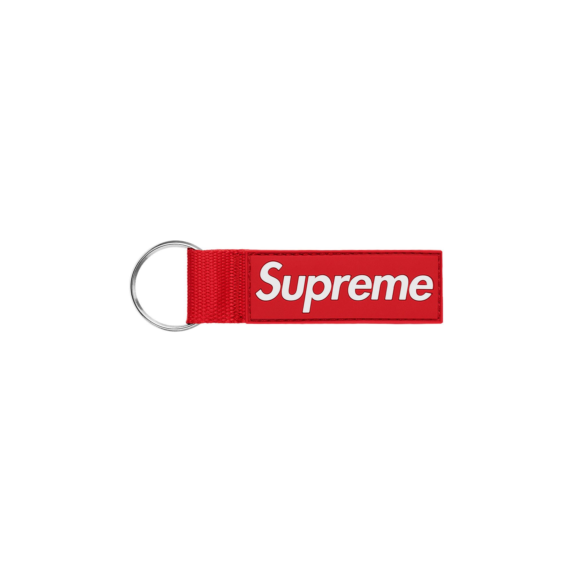 Buy Supreme Webbing Keychain 'Red' - SS26A135 RED | GOAT