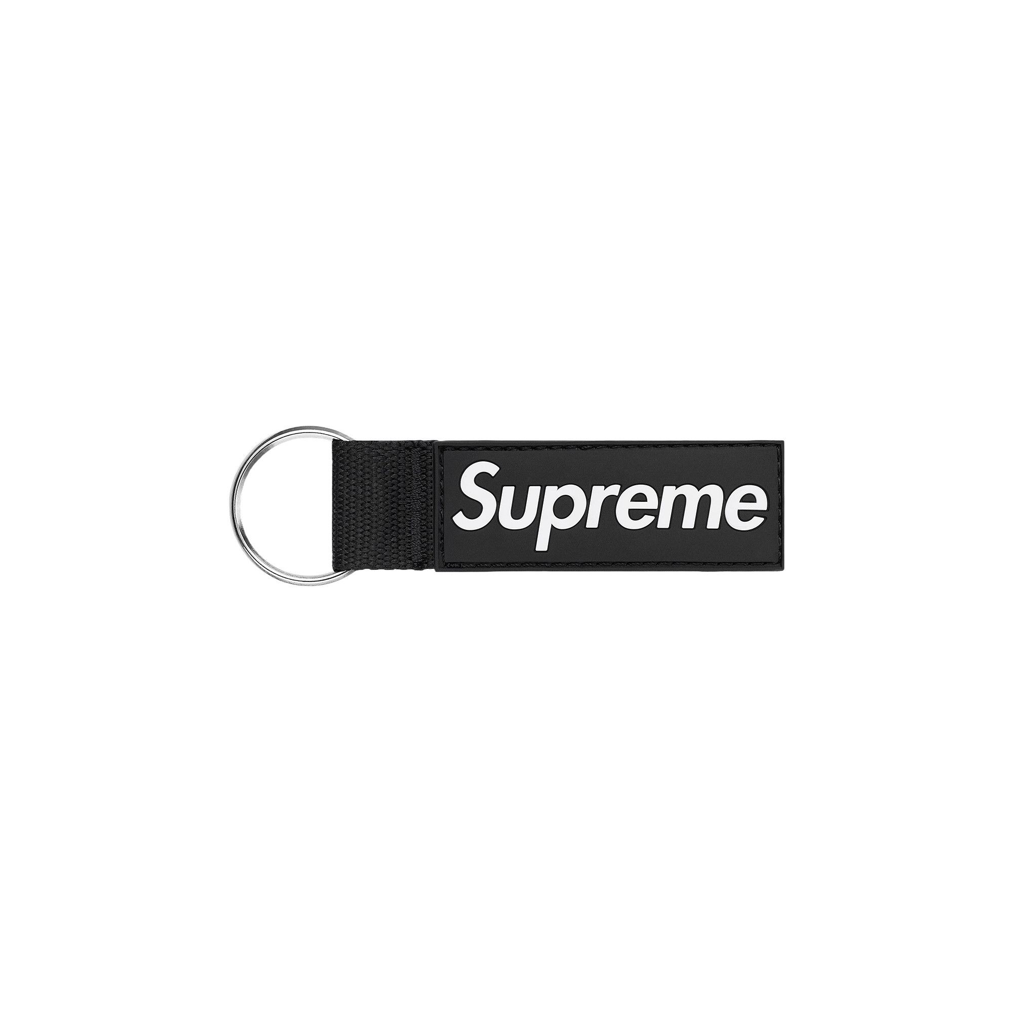 Buy Supreme Webbing Keychain 'Black' - SS26A135 BLACK | GOAT