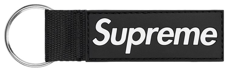 Supreme Webbing Keychain Black