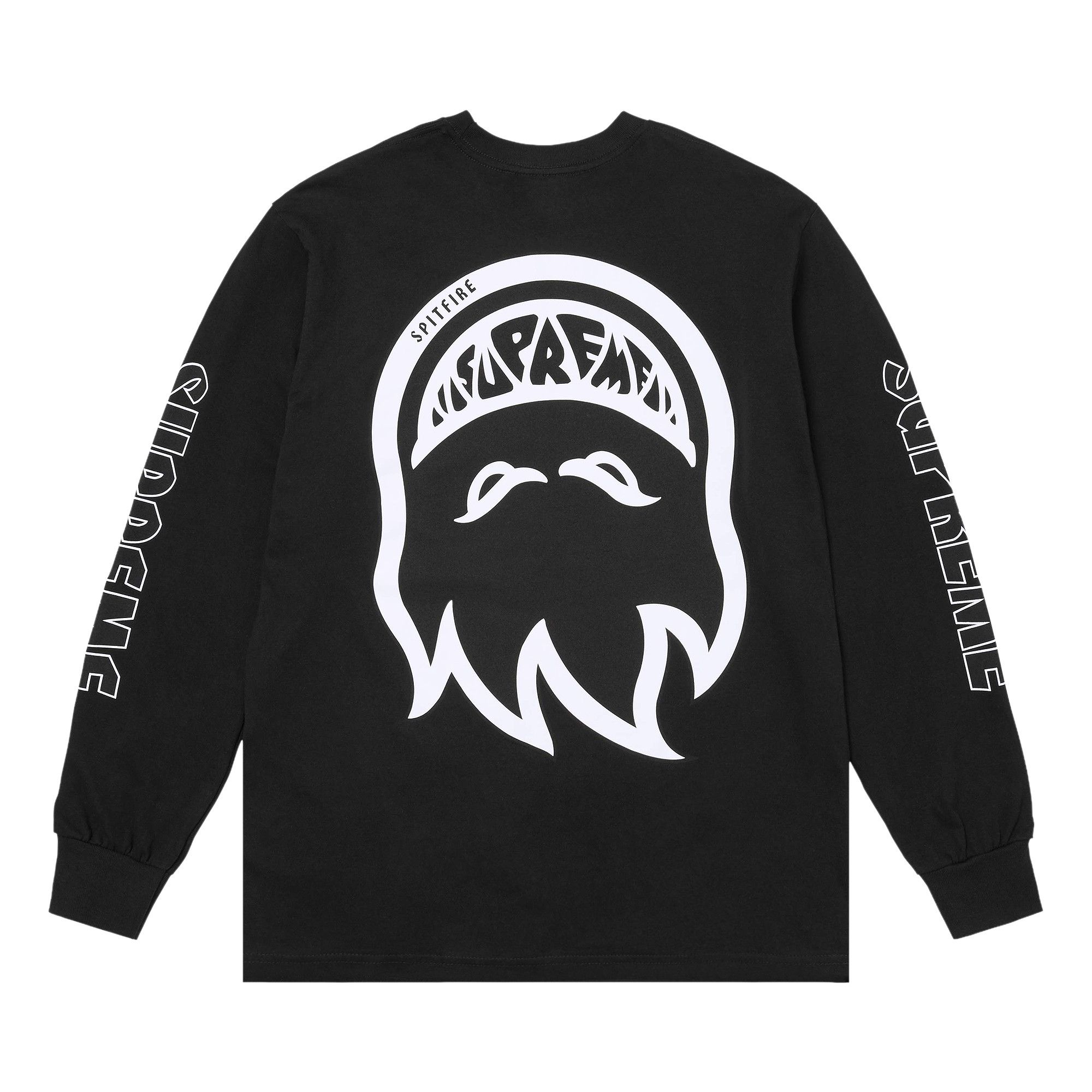 Buy Supreme x Spitfire Long-Sleeve Tee 'Black' - SS26T7 BLACK | GOAT