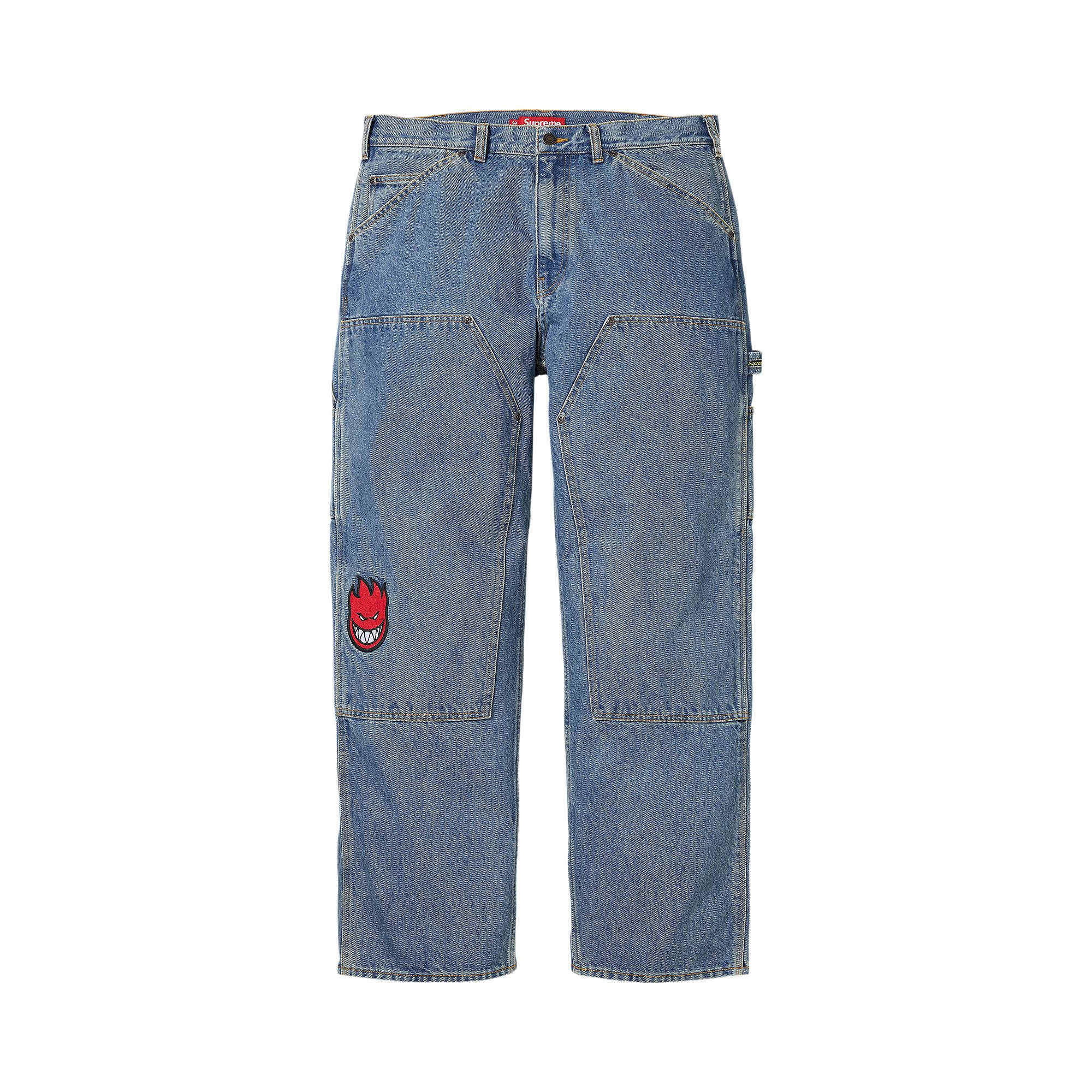 Buy Supreme x Spitfire Double Knee Painter Pant 'Denim' - SS26P64