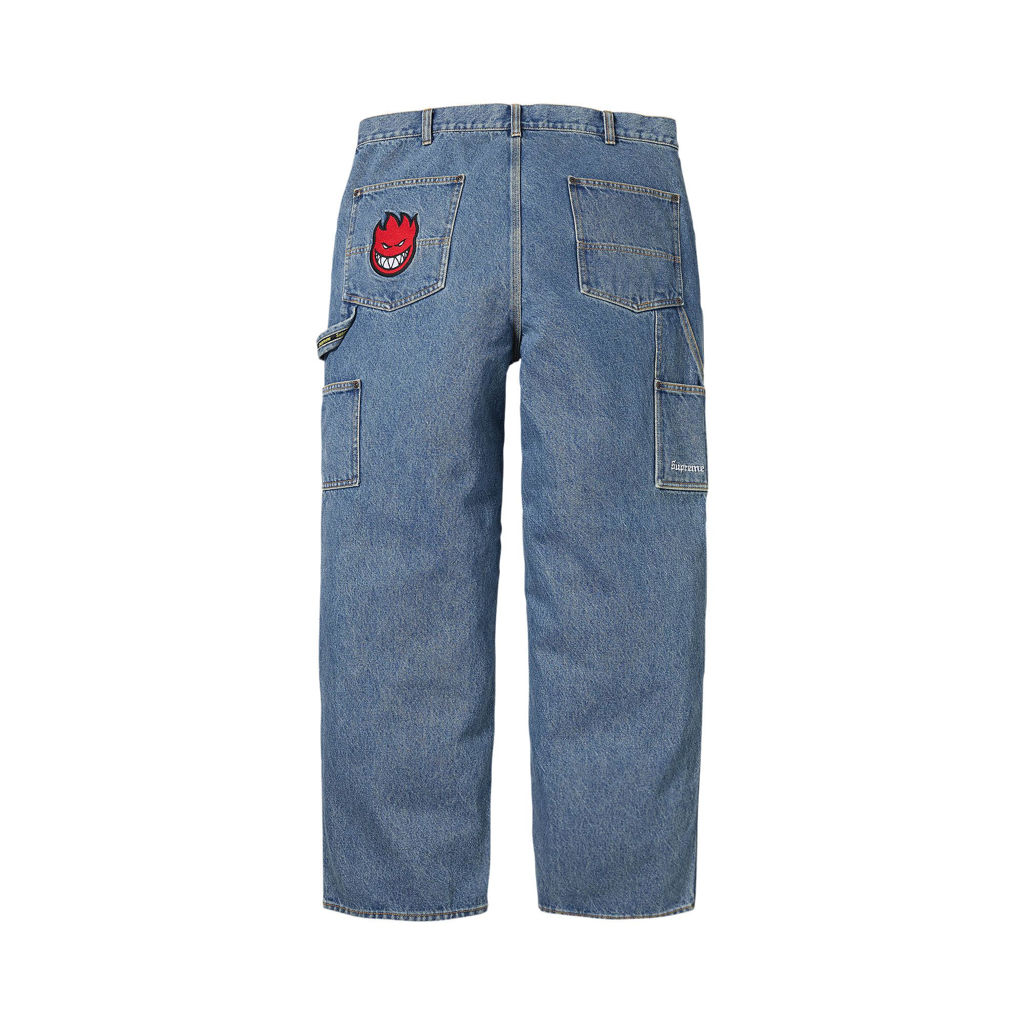 Buy Supreme x Spitfire Double Knee Painter Pant 'Denim' - SS26P64