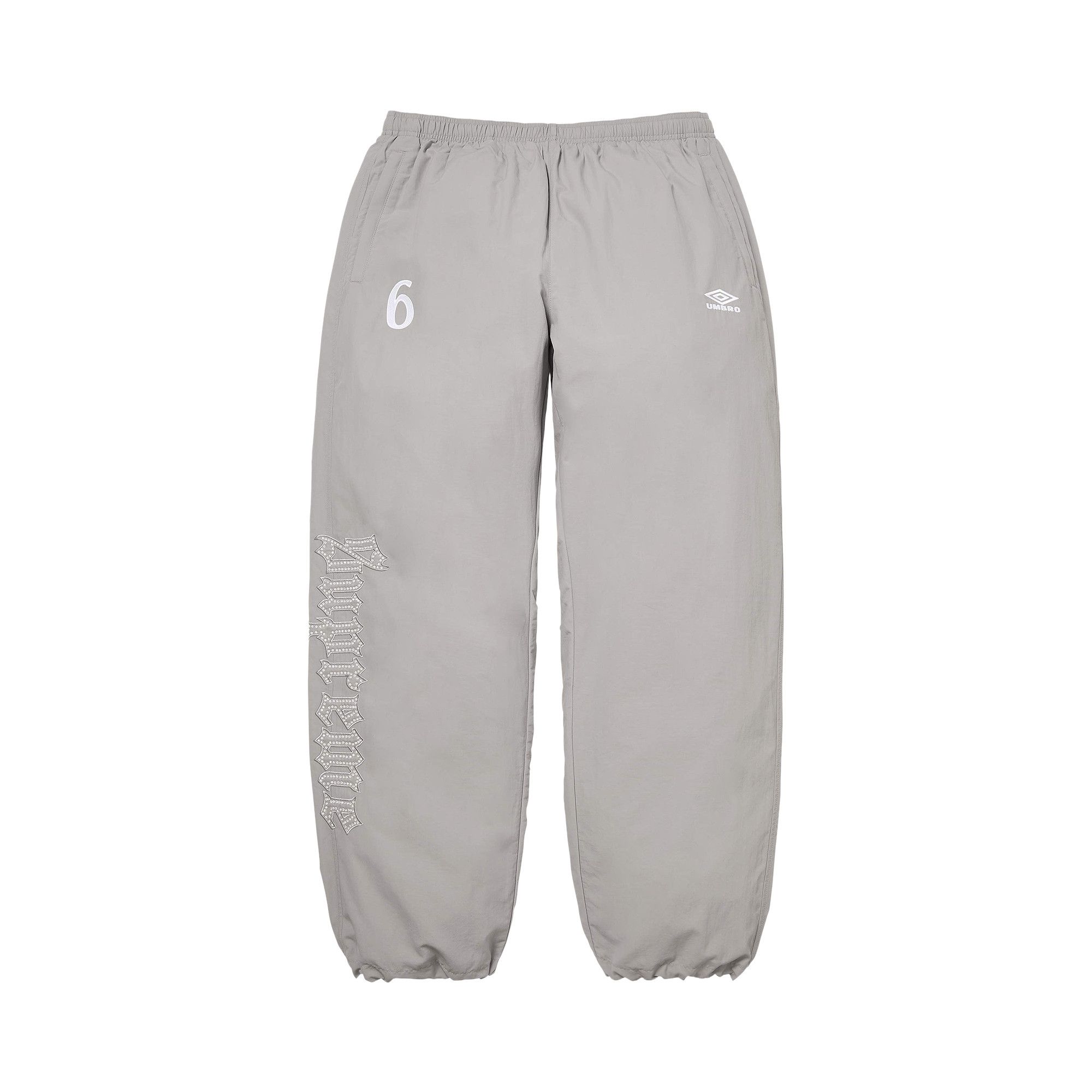 Buy Supreme x Umbro Rhinestone Track Pant 'Light Grey' - SS26P89
