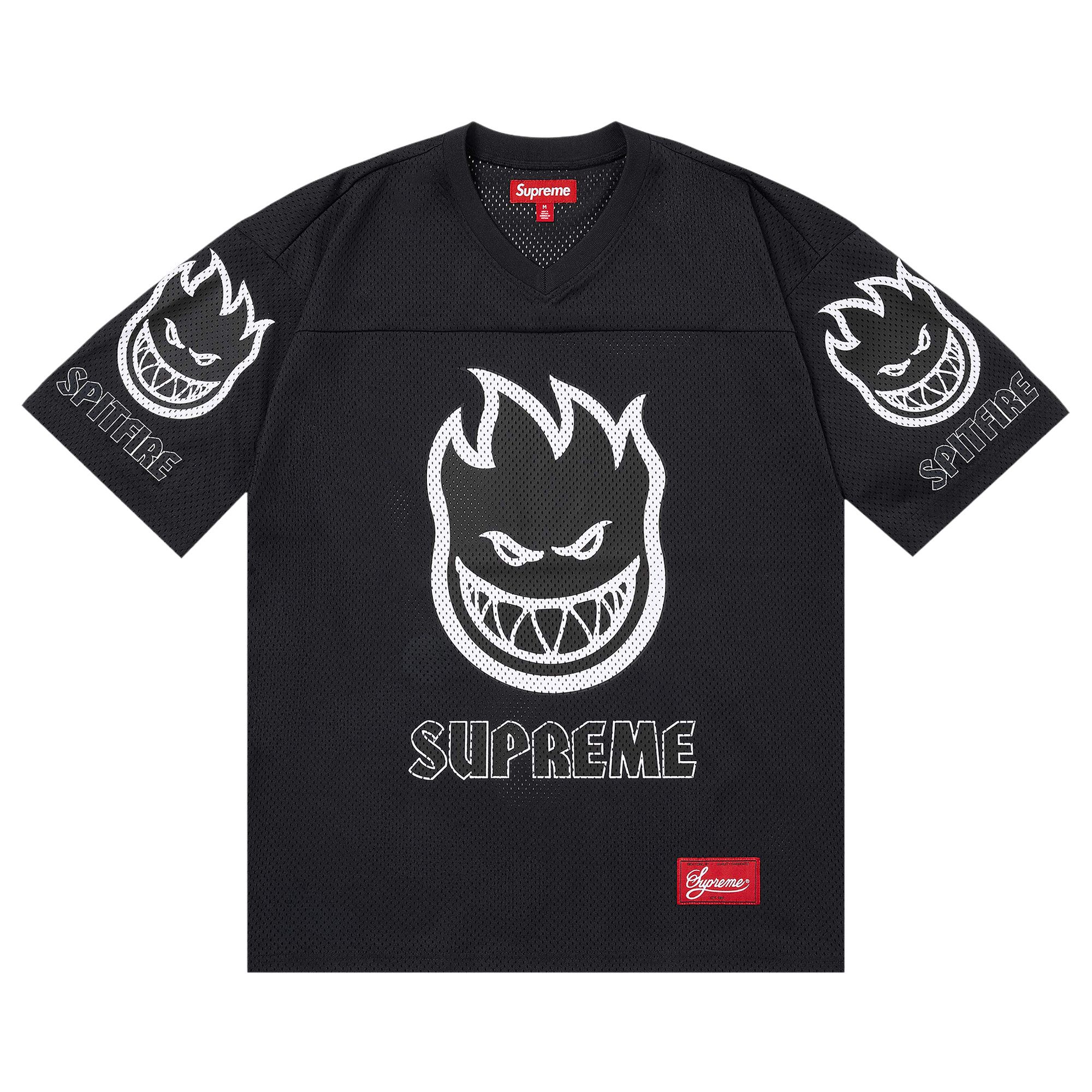 Buy Supreme x Spitfire Jersey 'Black' - SS26KN60 BLACK | GOAT