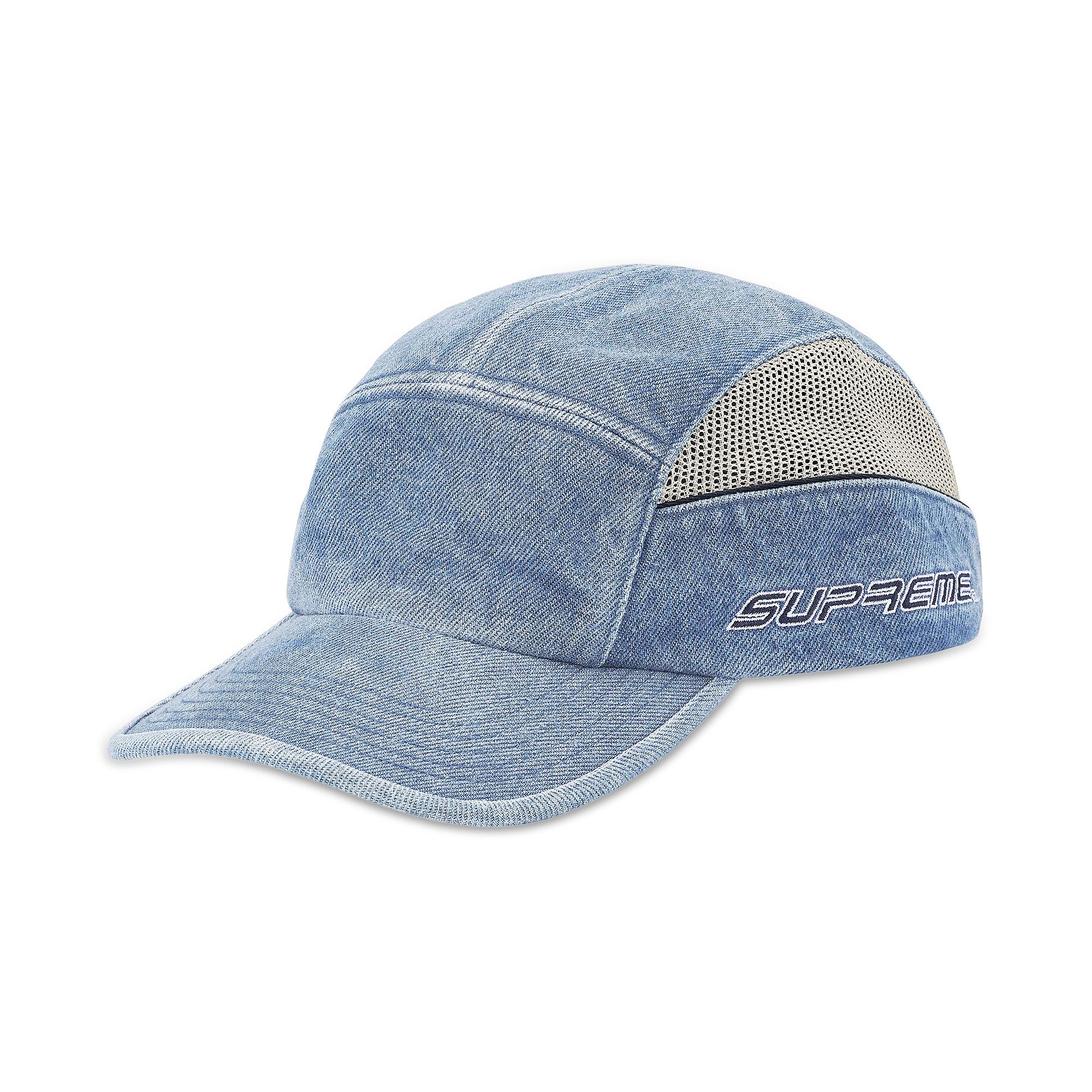 Buy Supreme Side Mesh Piping Camp Cap 'Denim' - SS26H75 DENIM | GOAT