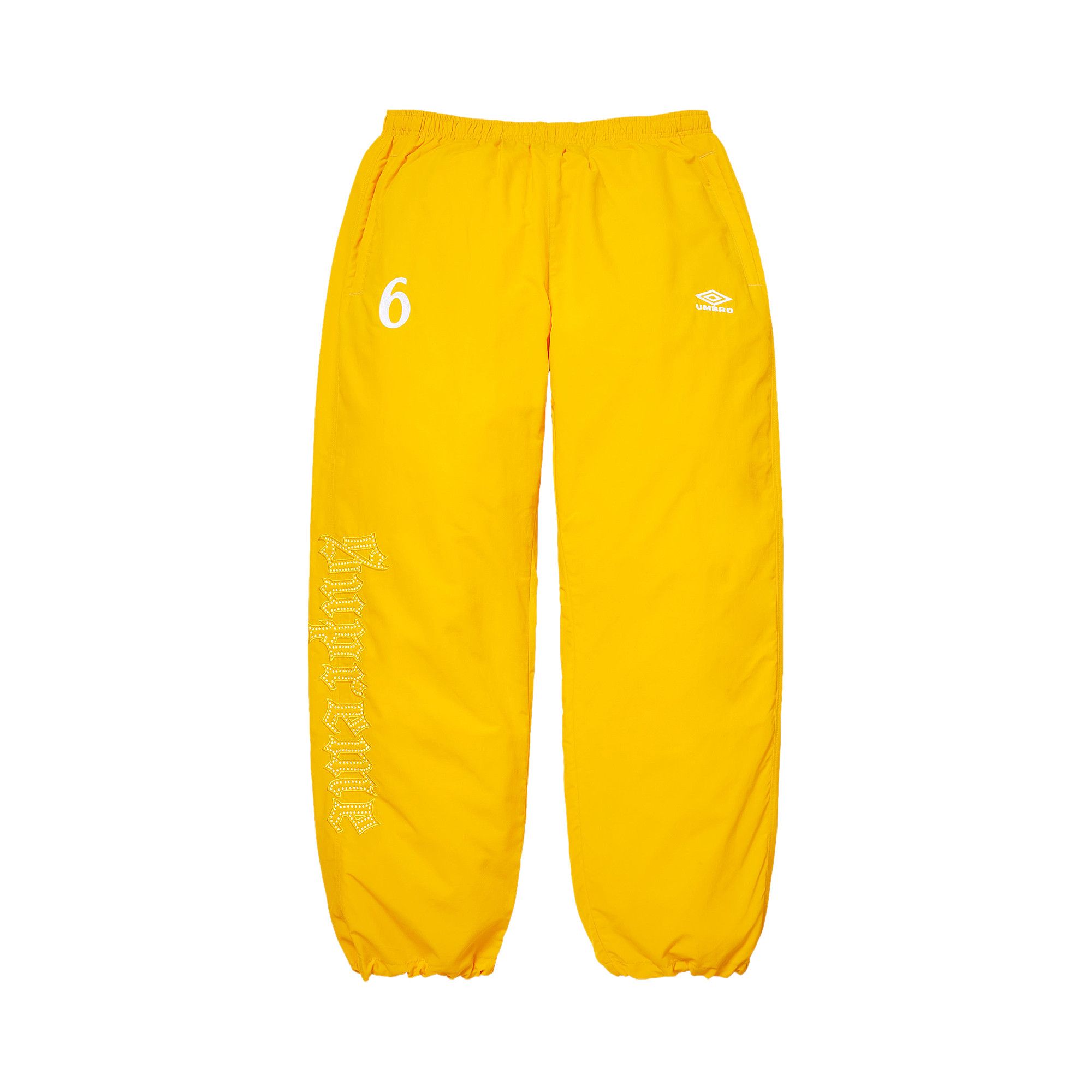 Buy Supreme x Umbro Rhinestone Track Pant 'Yellow' - SS26P89