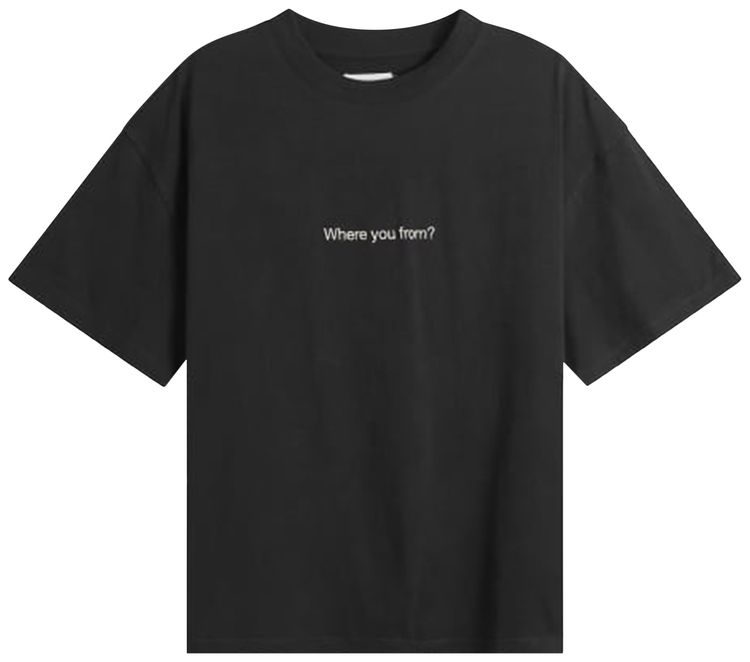 Honor The Gift Where You From Tee Black