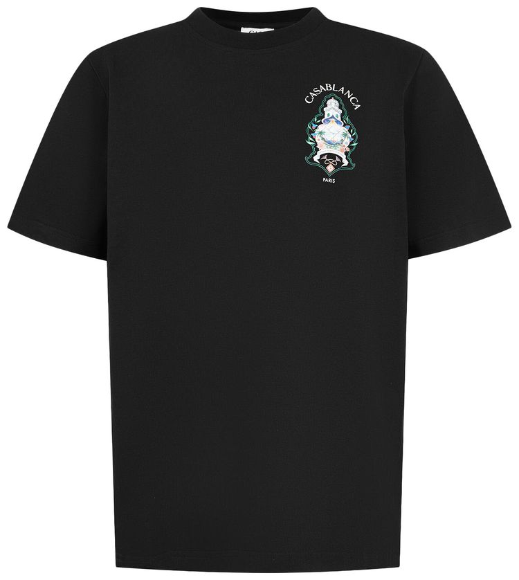 Casablanca Classic T Shirt Black