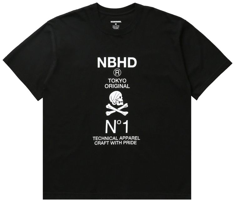 Neighborhood Short Sleeve Tee 8 Black