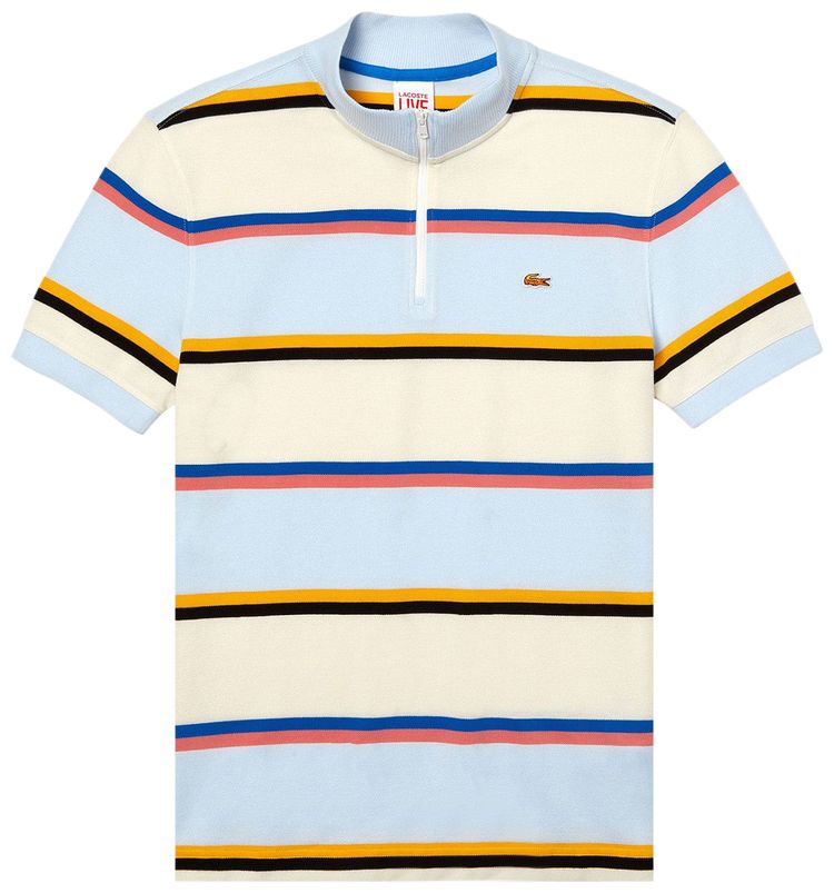 Lacoste x Opening Ceremony Striped Mock Neck MascarponeMulticolor