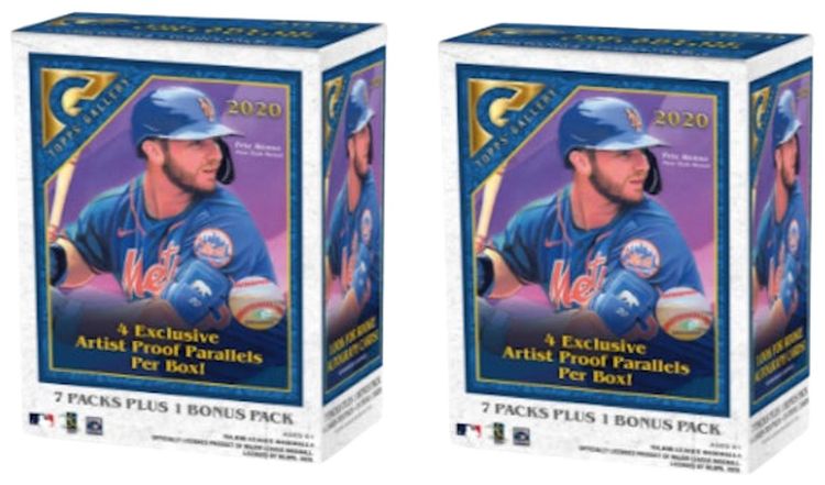 2020 Topps Gallery Baseball Blaster Box 2x Lot