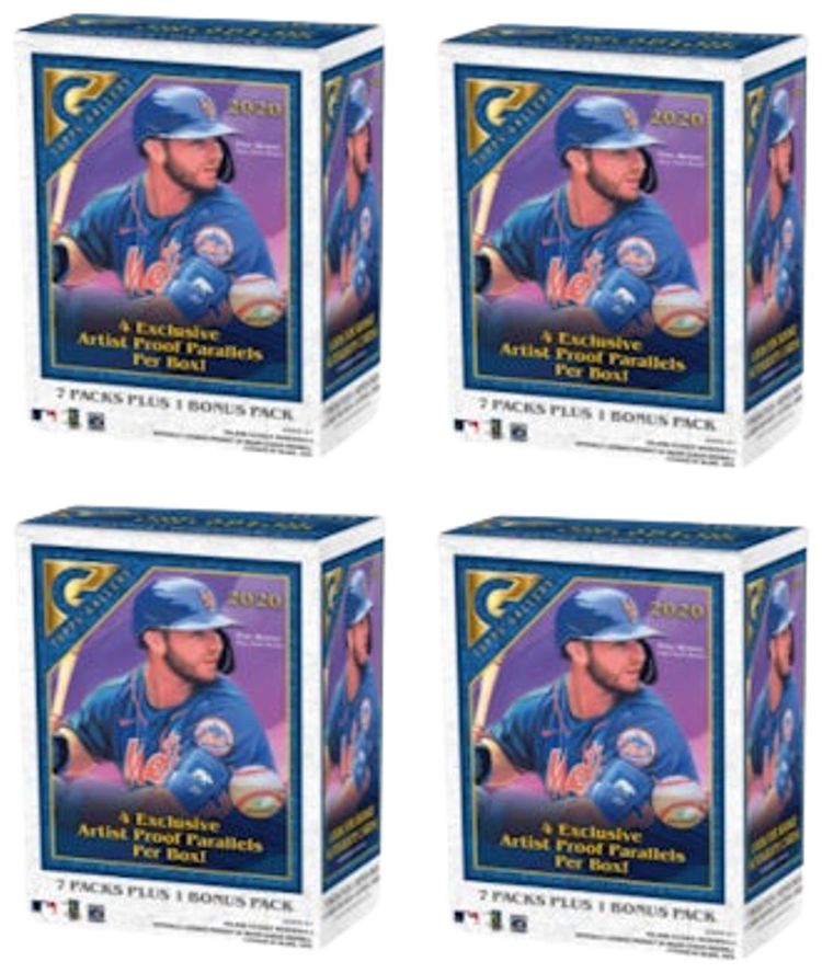 2020 Topps Gallery Baseball Blaster Box 4x Lot
