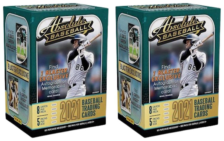 2021 Panini Absolute Baseball Blaster Box 2x Lot