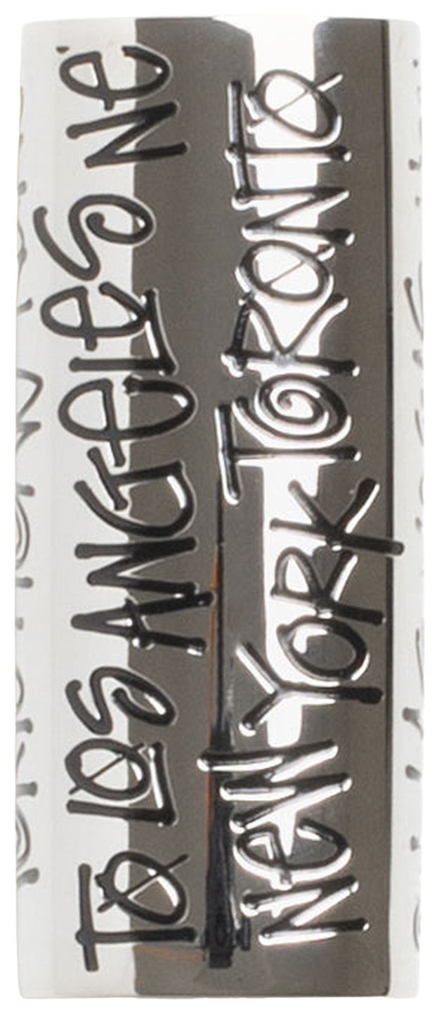 Stussy City Metal Lighter Case Silver