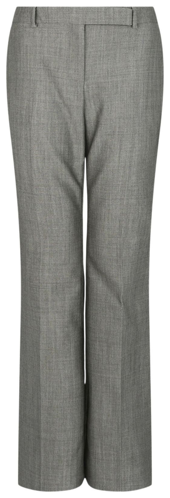 Alexander McQueen Wool Blend Bootcut Pants Grey
