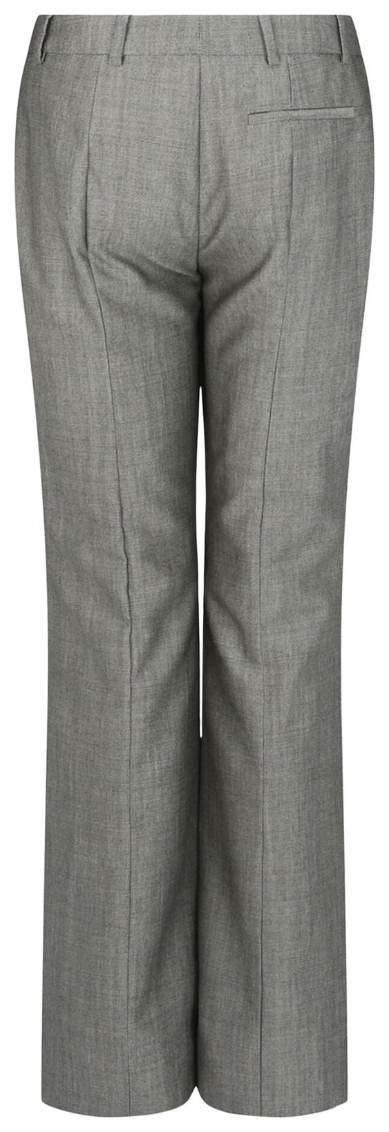 Alexander McQueen Wool Blend Bootcut Pants Grey