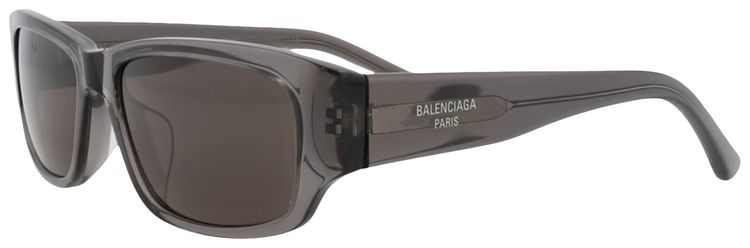 Balenciaga Square Frame Recycled Acetate Sunglasses Grey