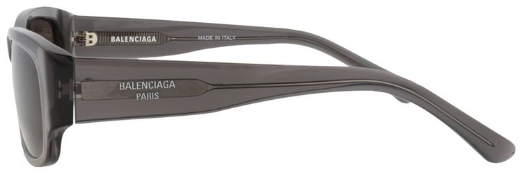 Balenciaga Square Frame Recycled Acetate Sunglasses Grey